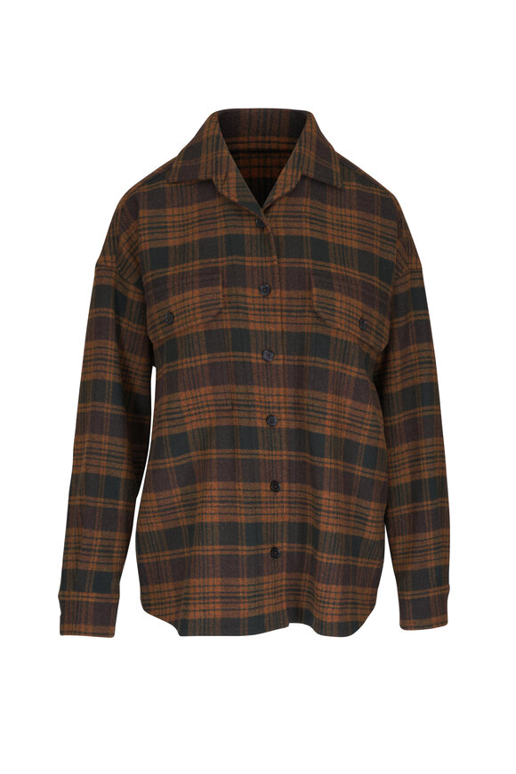 Loro Piana Darby Flannel Wool & Cashmere Overshirt - view 1