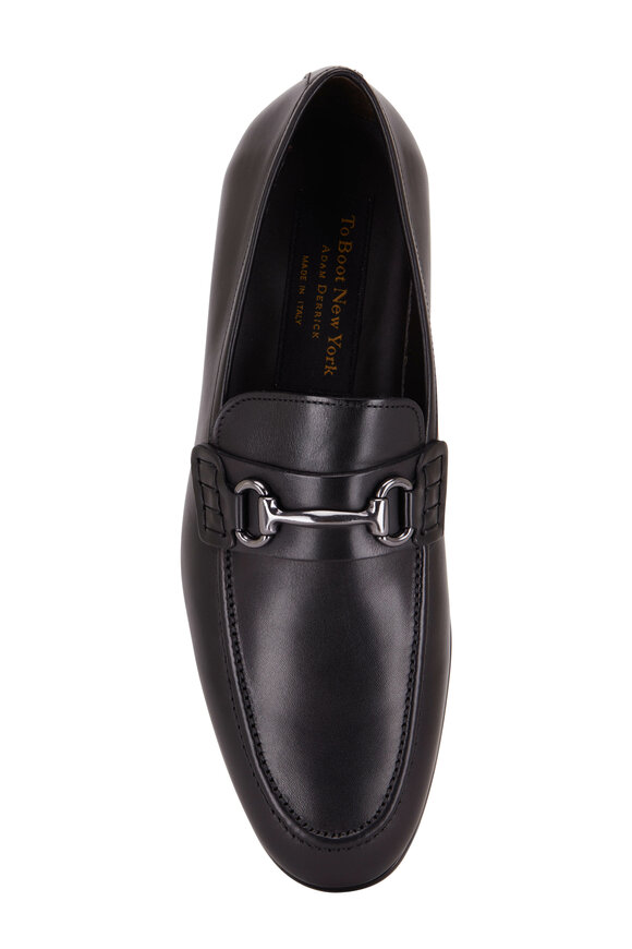 To Boot New York - Agostino Black Butterfly Leather Loafer