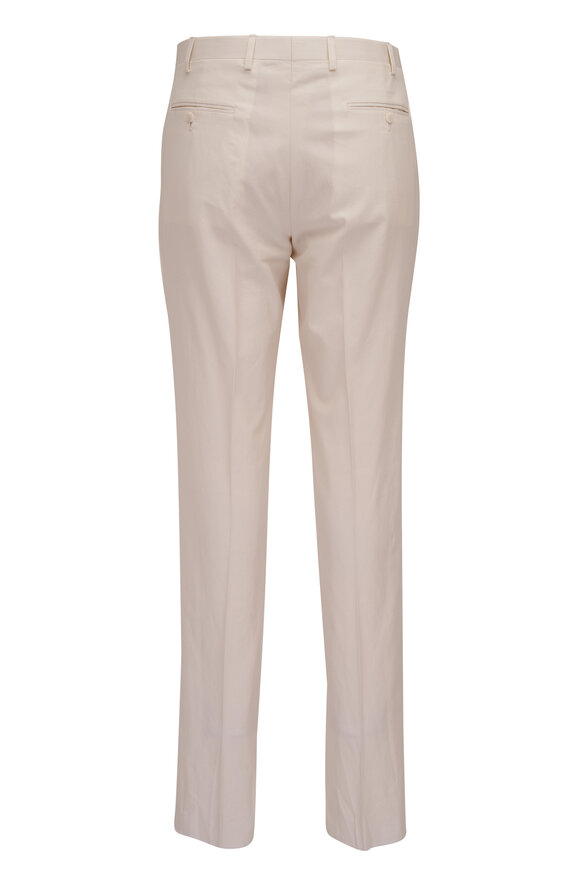 Kiton - Stone Supima Cotton Dress Pant 