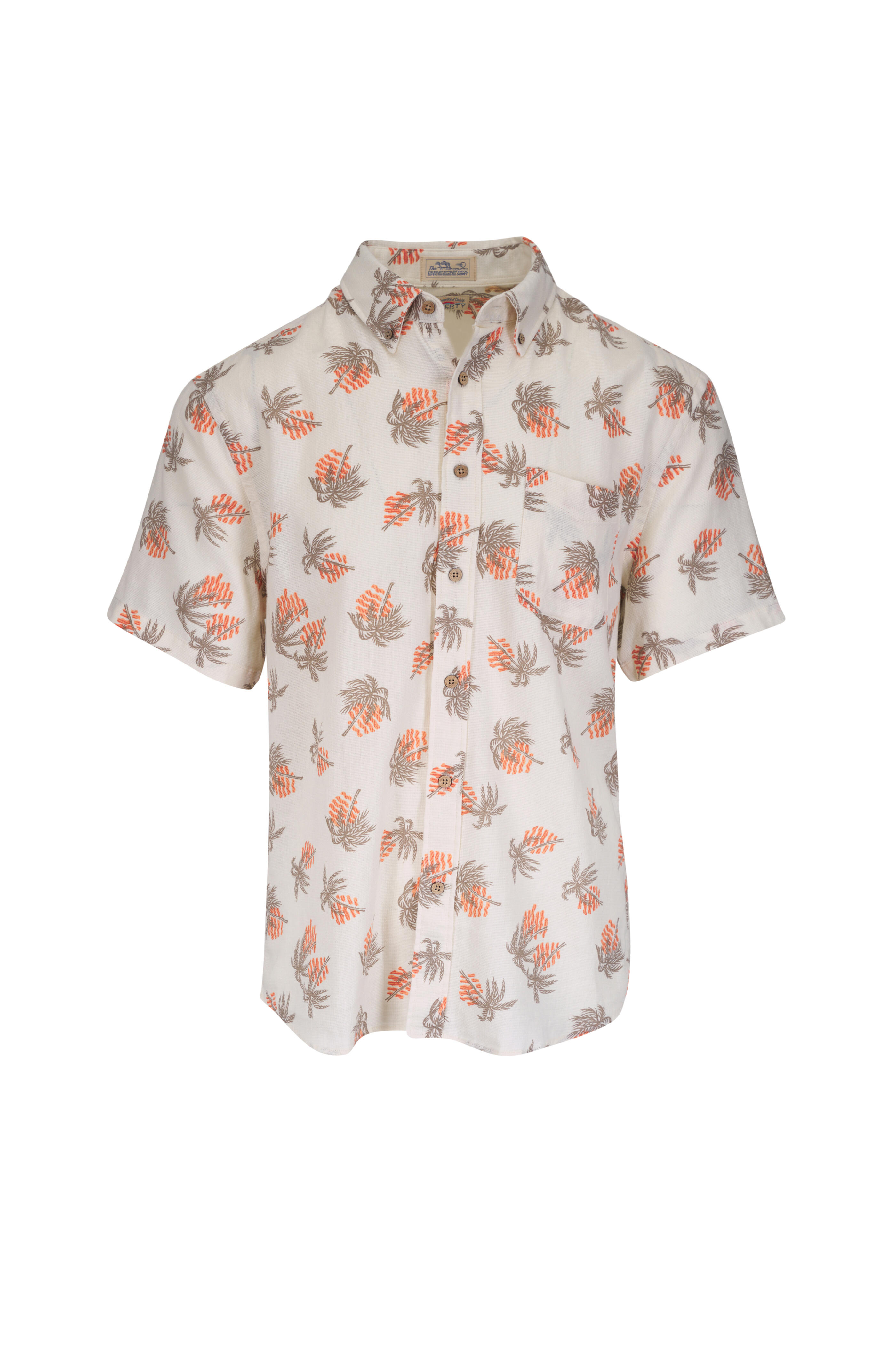 Faherty Brand - Breeze Sunlit Palm & Waves Short Sleeve Shirt