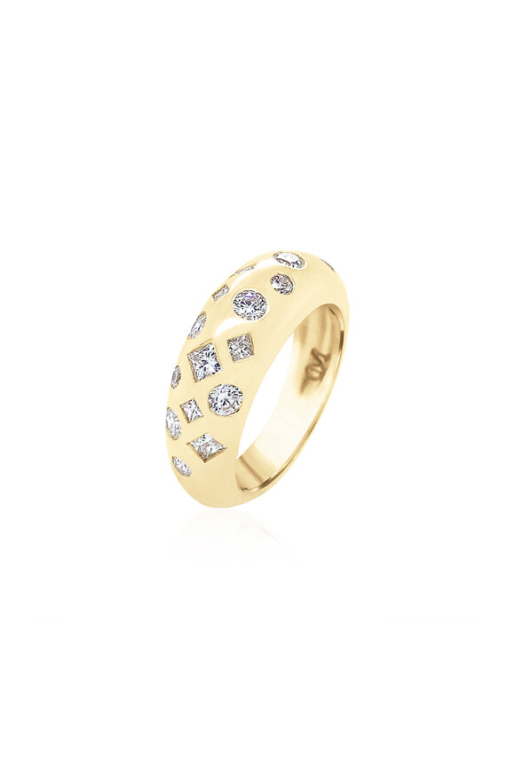 Claudia Mae - Confetti Diamond Classic Nomad Ring