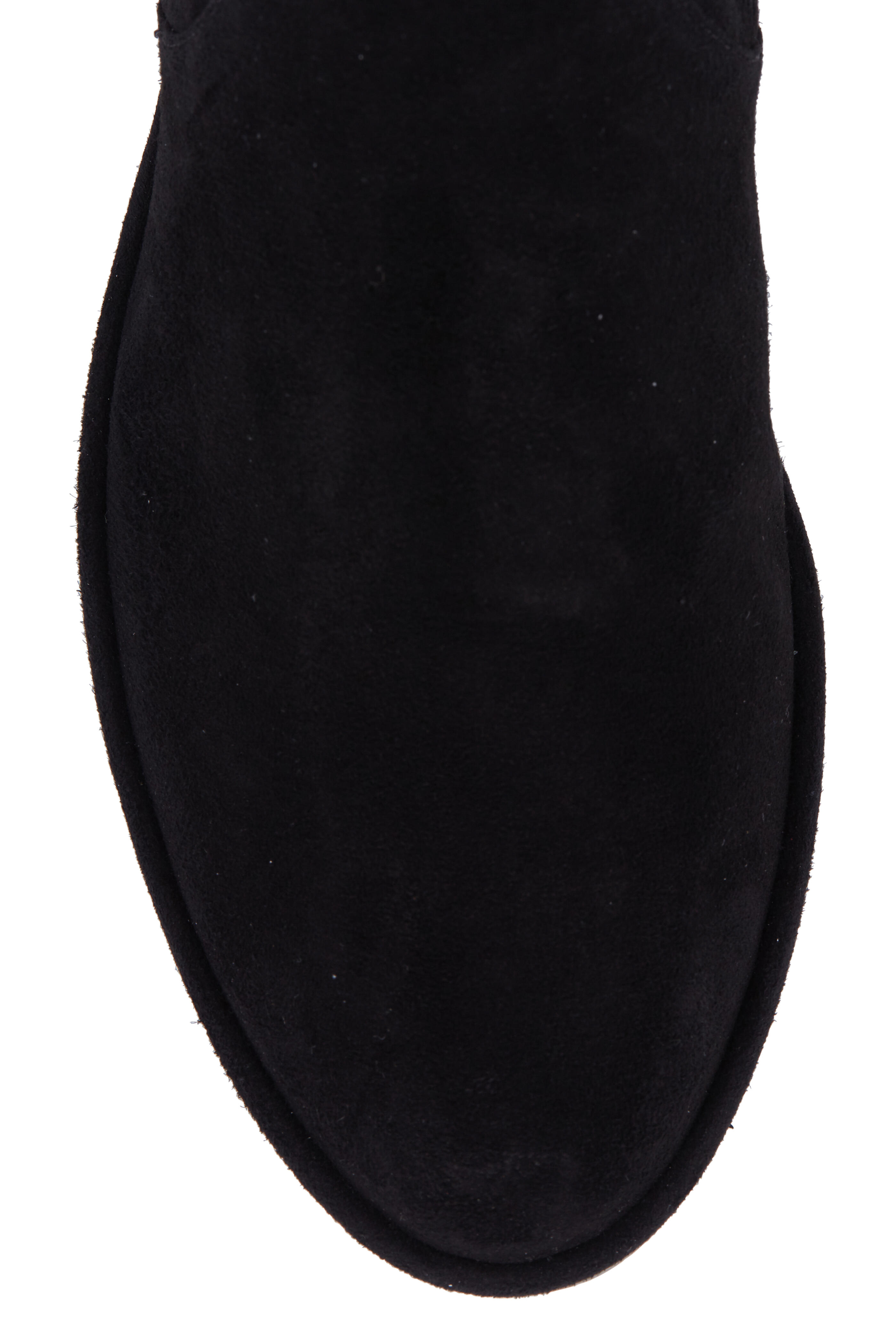 Stuart Weitzman - Lowland Black Stretch Suede Over-The-Knee Boot
