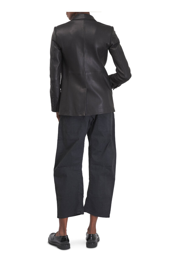 Nili Lotan Emerson Carbon Barrel Leg Pant - view 4