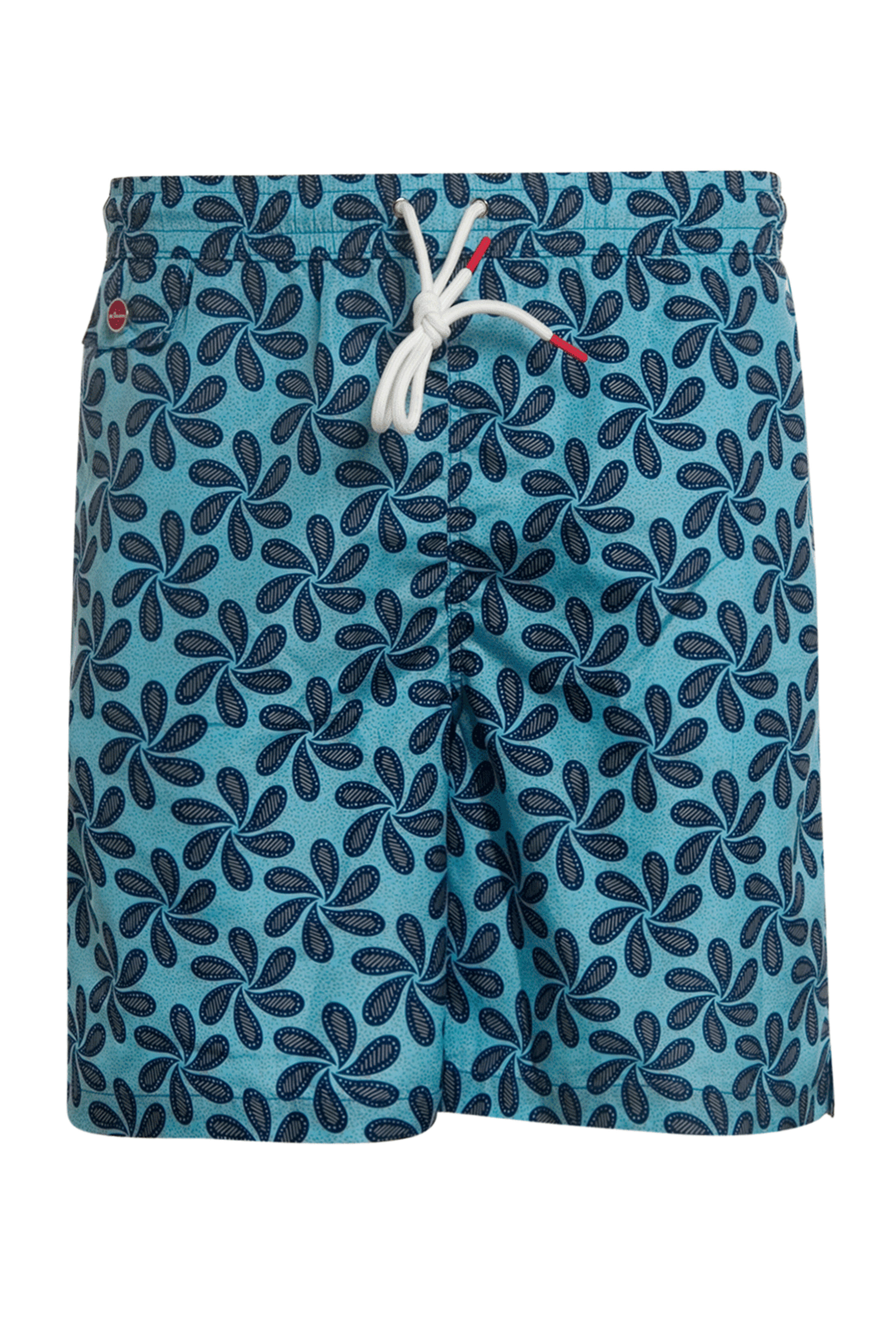 Kiton - Teal Floral Swim Short