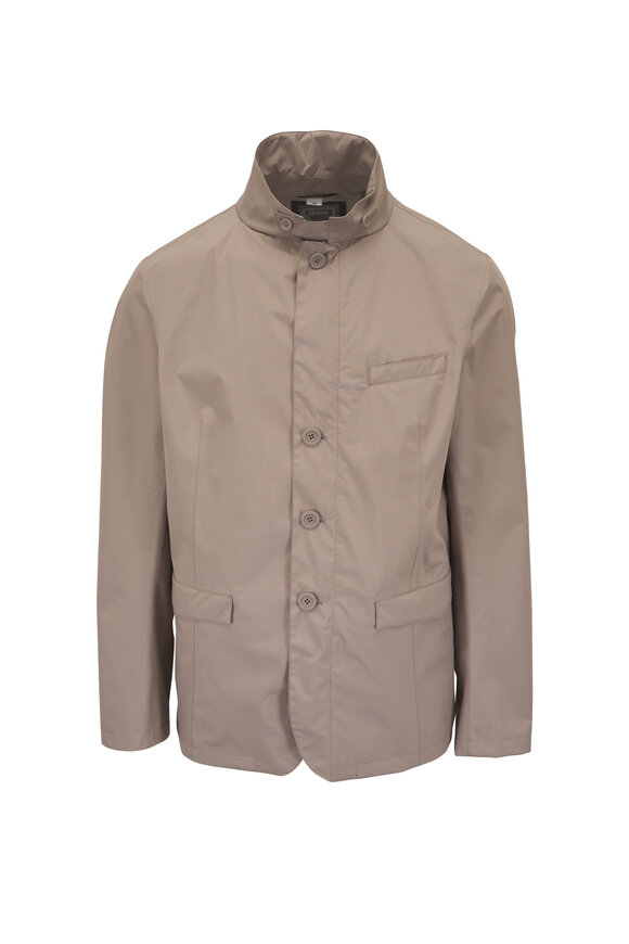 Herno Taupe Waterproof Jacket