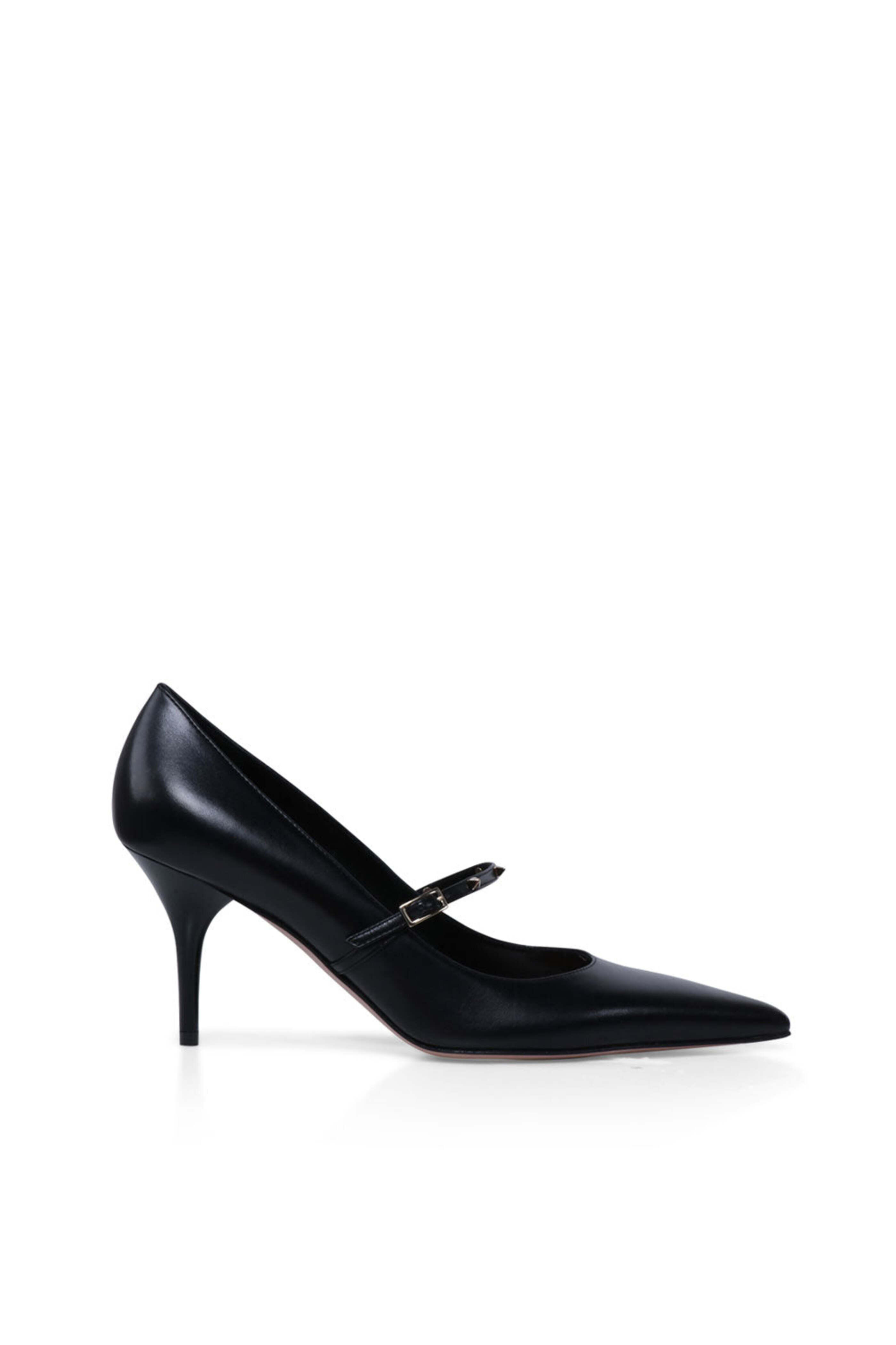 パンプス VALENTINO GARAVANI PUMPS NERO Valentino Garavani - Rockstud Wispy 80mm Mary Jane Pumps in Nero