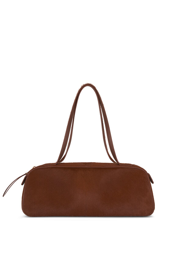 Khaite Simona Rust Calf Hair Shoulder Bag - view 1