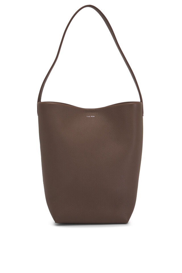 Medium N/S Park Tote Bag Green in Cotton Canvas – The Row