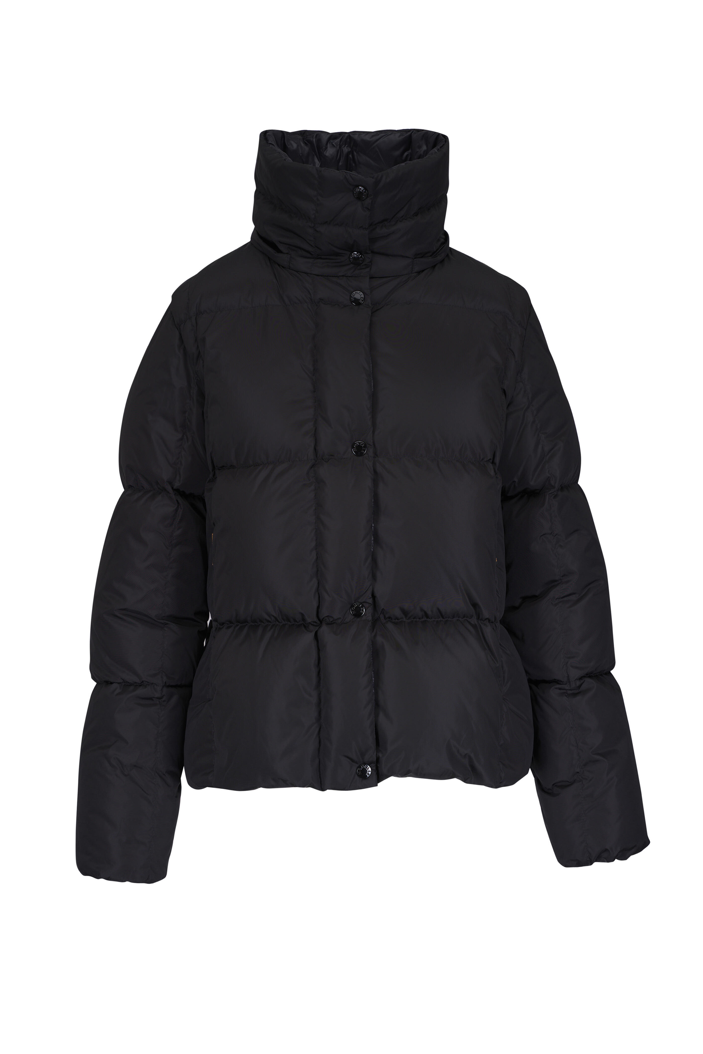Moncler - Castelnou Black Short Down Jacket | Mitchell Stores
