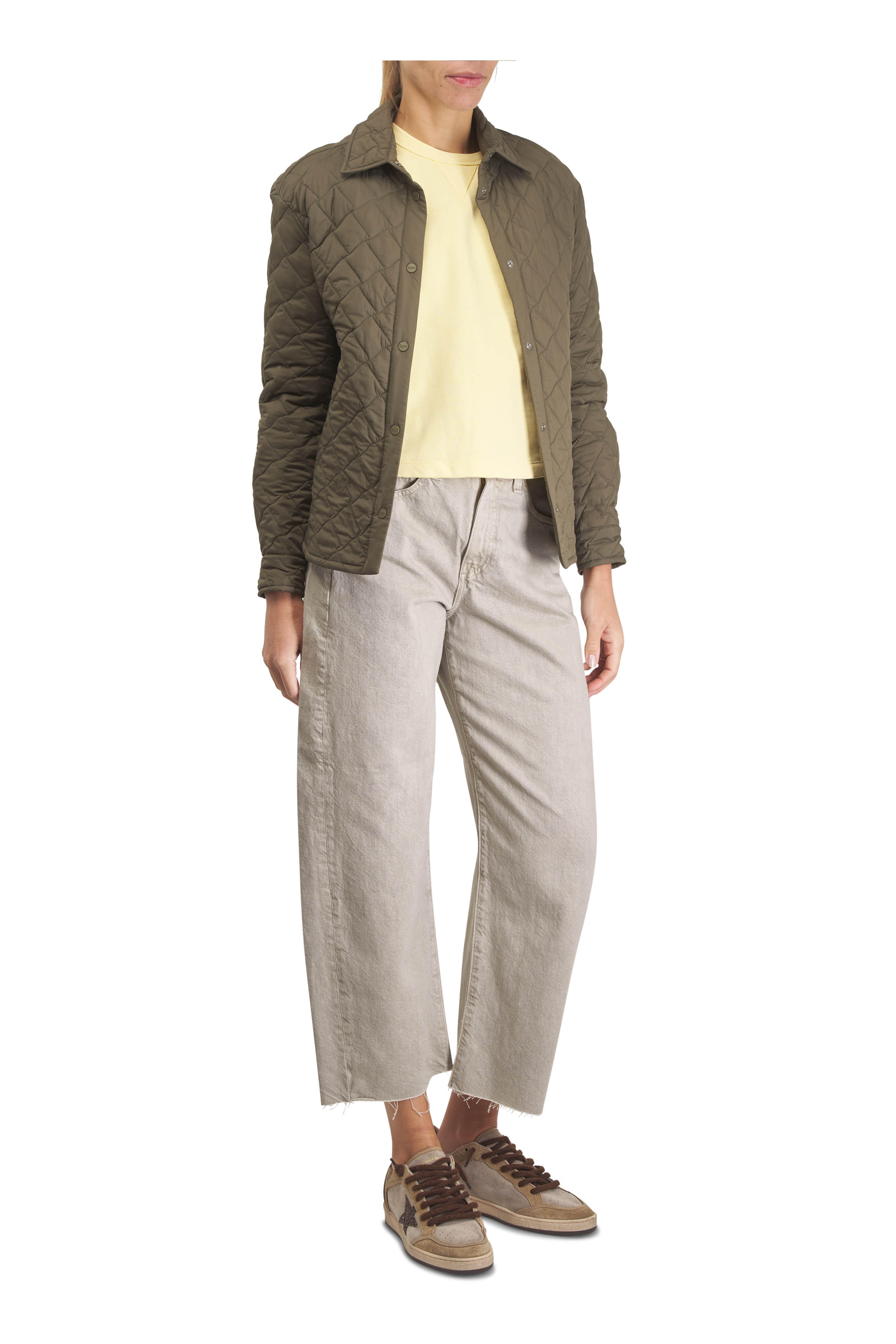 Golden Goose - Ballstar Beige & Brown Suede Low Top Sneaker