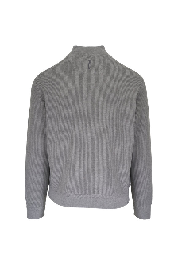 RLX Ralph Lauren Gray Full Zip Mock Neck Sweater Jacket - view 2