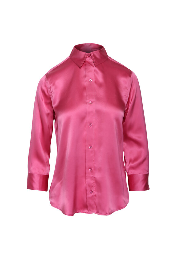 L'Agence Dani Pinktober Button Up Shirt