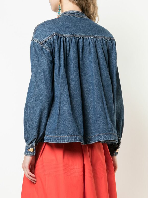 CO Collection - Gathered Denim Jacket