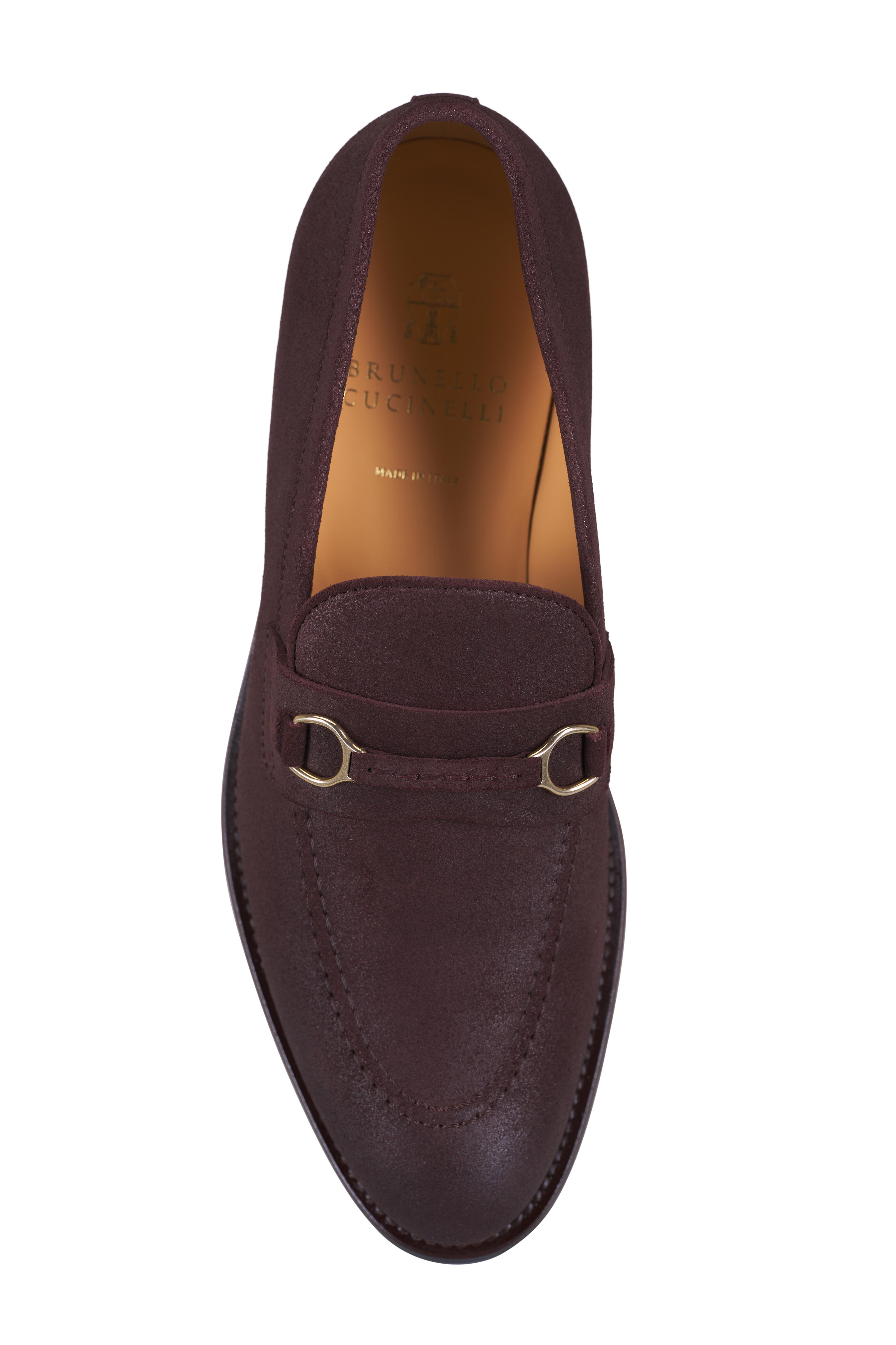 Brunello Cucinelli - Brown Oiled Suede Loafer