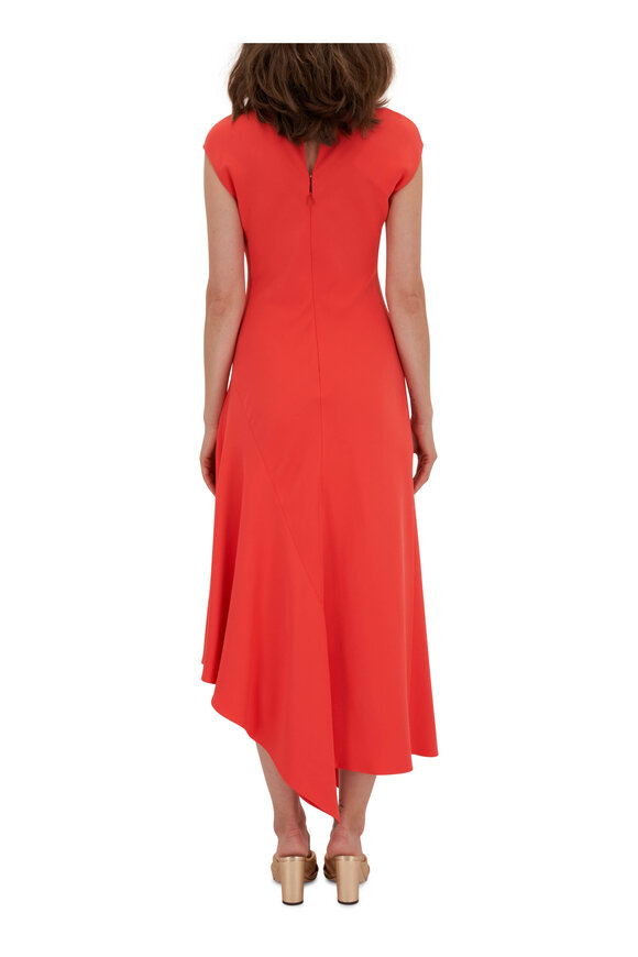 Lafayette 148 New York - Dayglow Asymmetric Cap Sleeve Dress