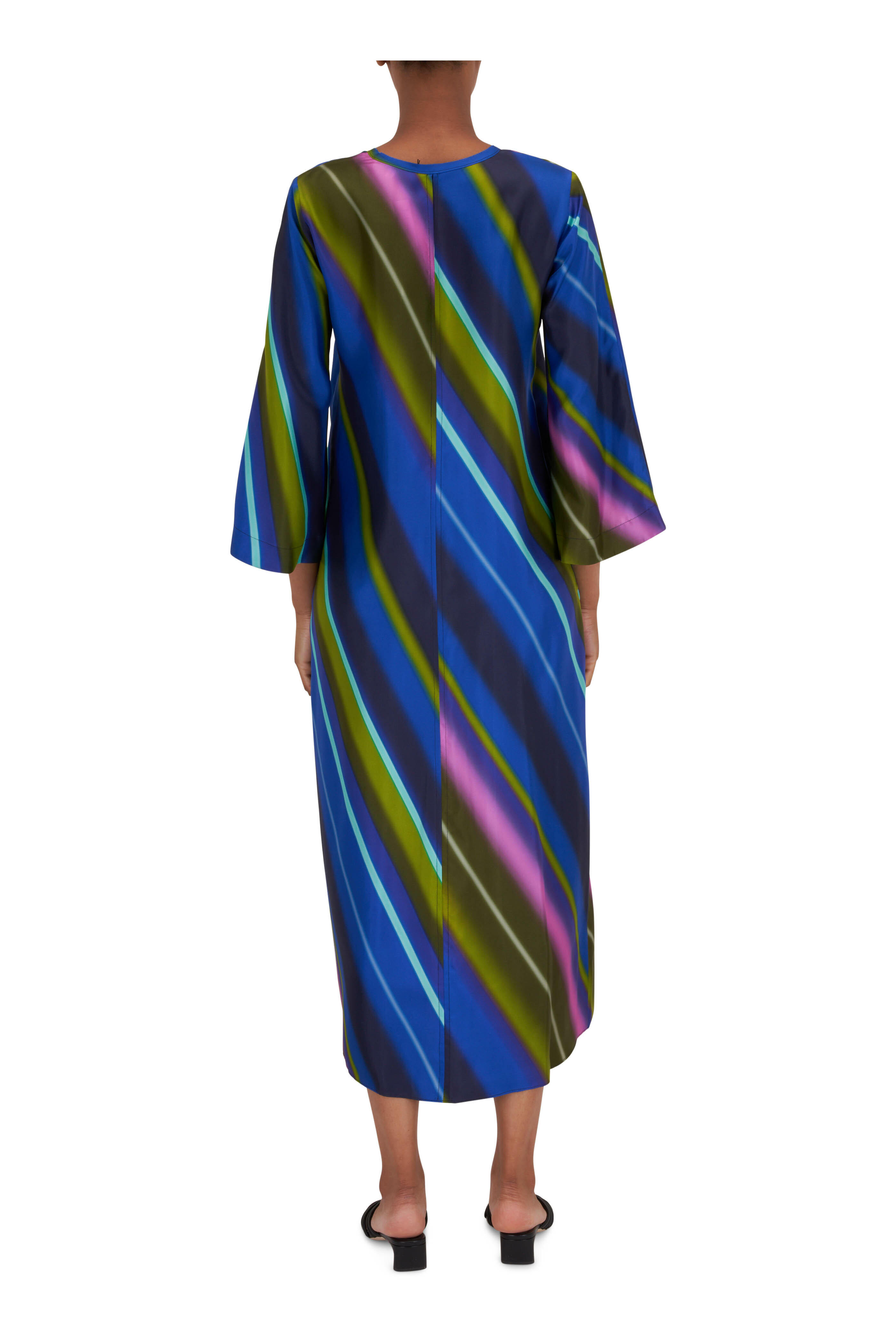 Dorothee Schumacher - City Lights Stripes Midi Dress