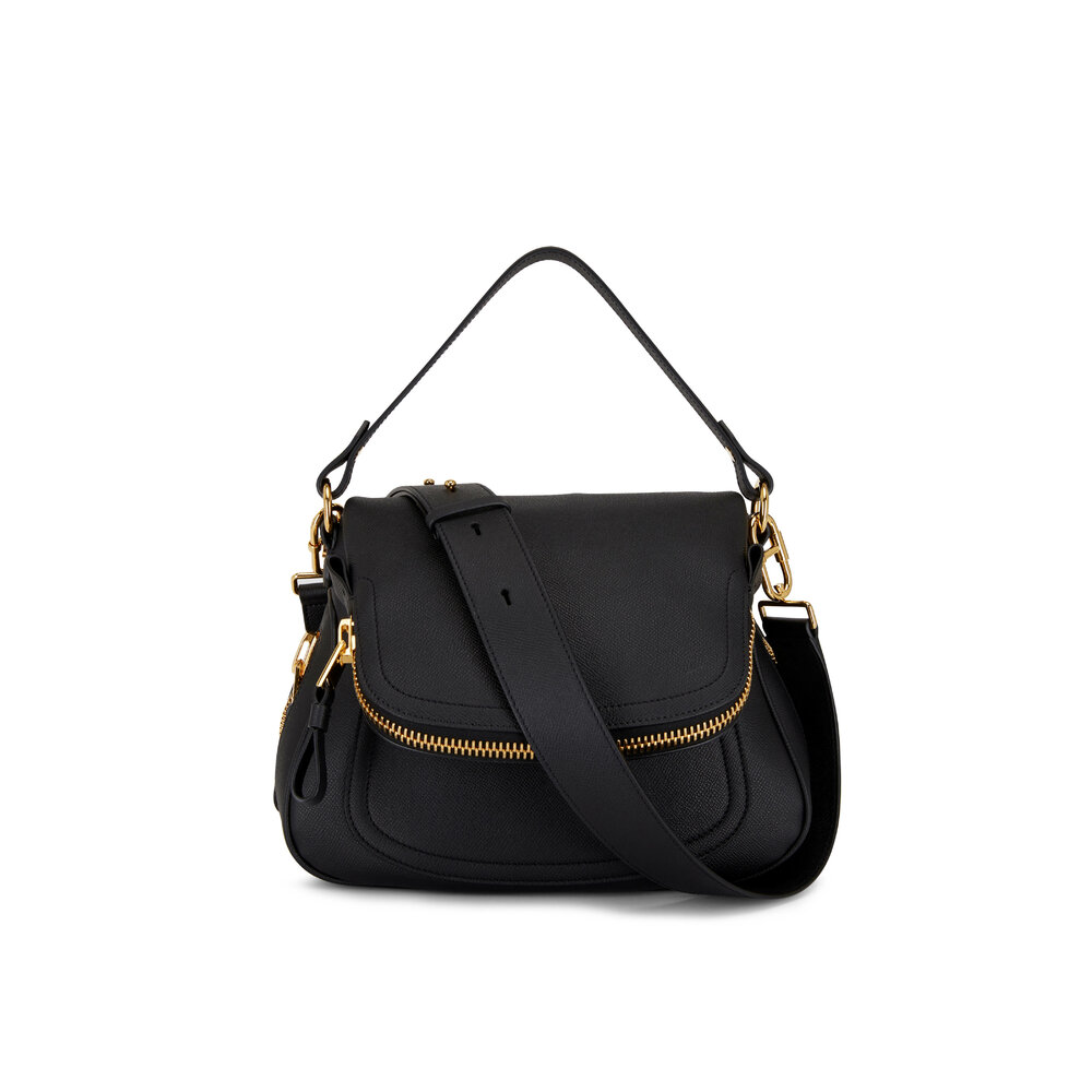 【関税&送料込】Tom Ford Mini Jennifer Bag TOM FORD Calfskin Mini Jennifer Crossbody Bag Black 467956
