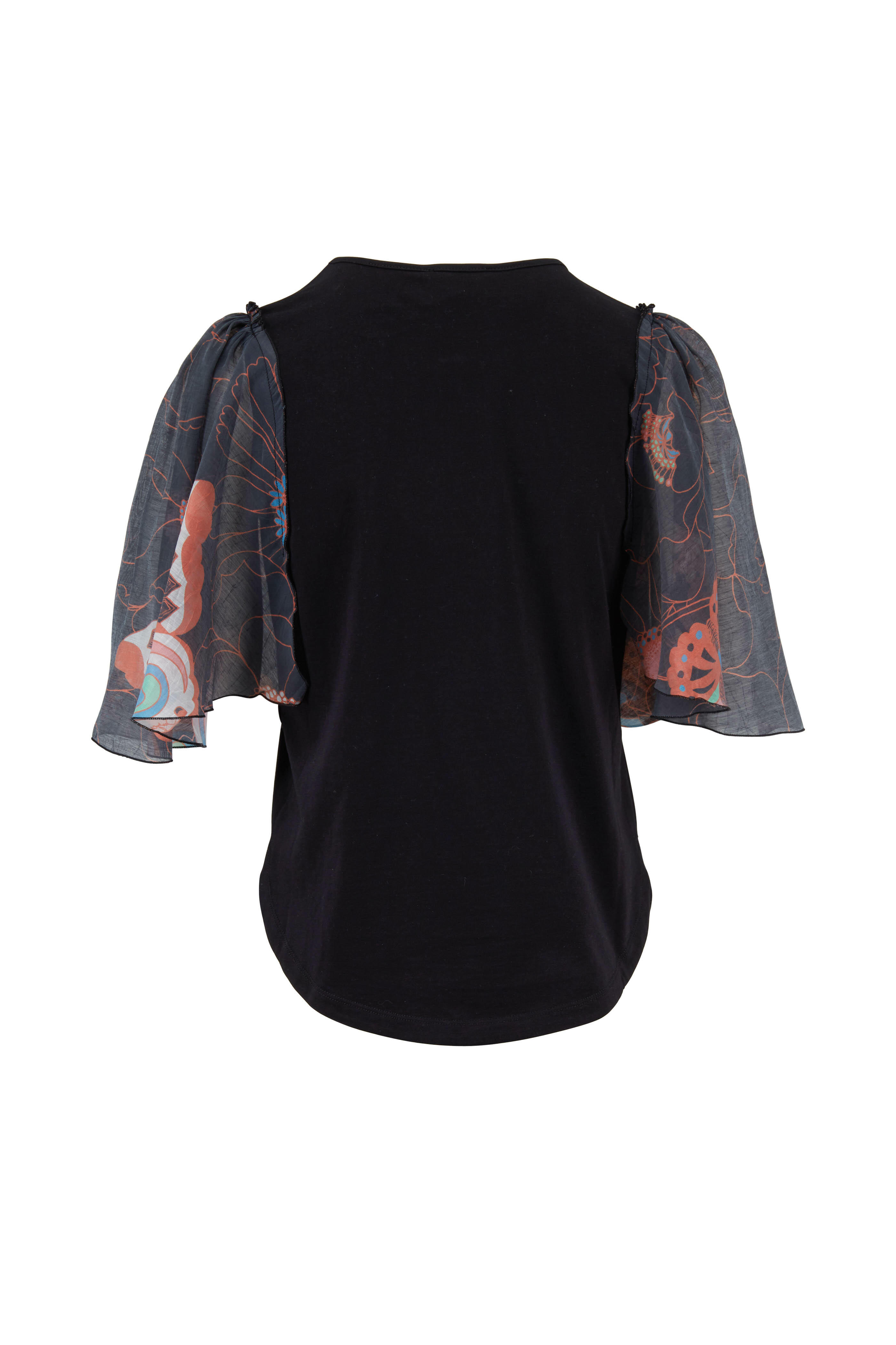 See by Chloé - Black Butterfly Sleeve Blouse