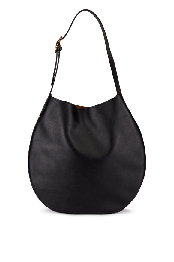Nili Lotan Jagger Black Leather Shoulder Bag - view 1