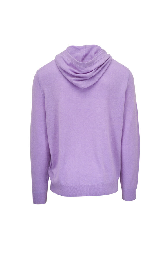 RLX Ralph Lauren Bright Ube Cashmere Hoodie - view 2