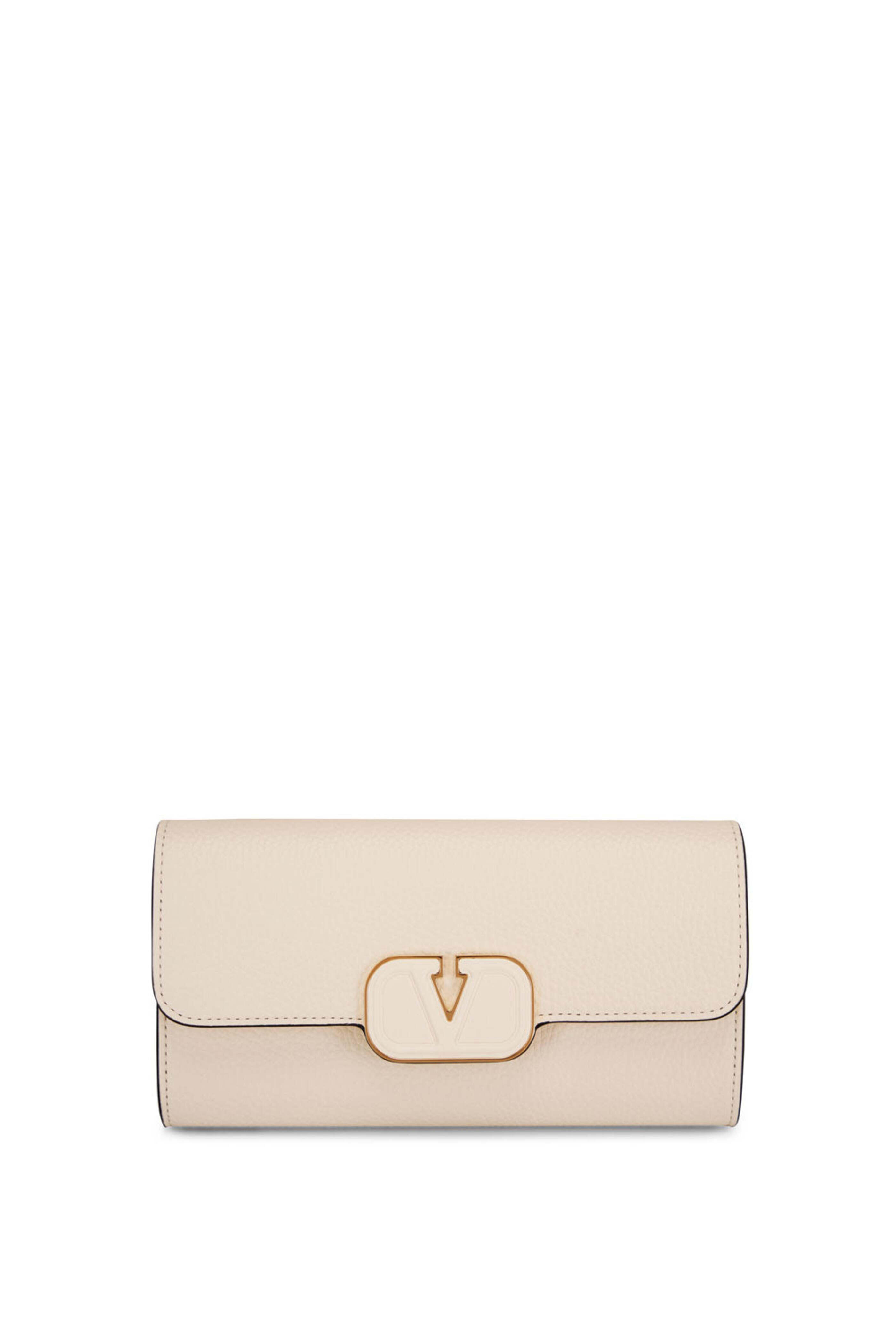 Valentino Garavani - Vlogo Wallet on a Chain in Ivory