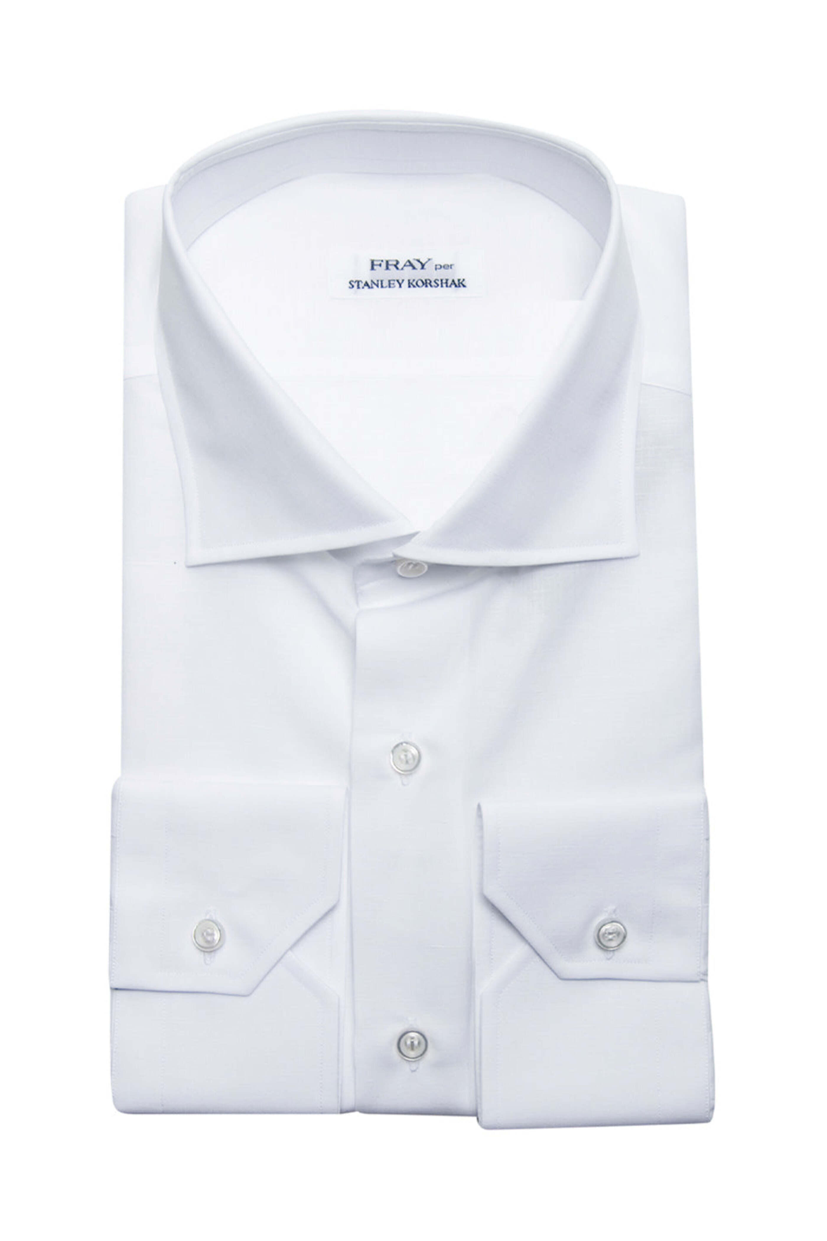 Fray - White Linen and Cotton Sport Shirt