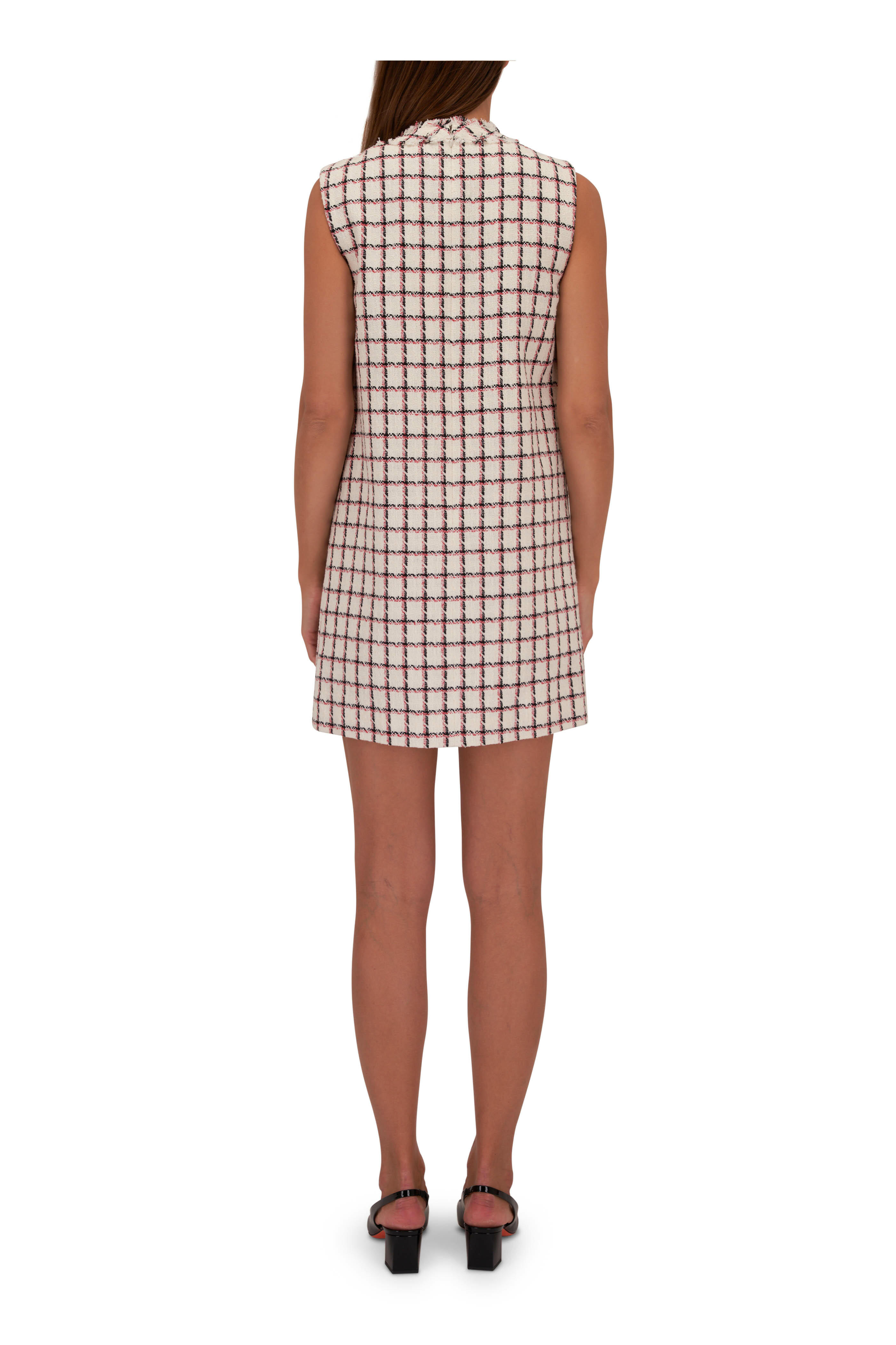 Veronica Beard - Laurel Ecru Multi Tweed Dress | Mitchell Stores