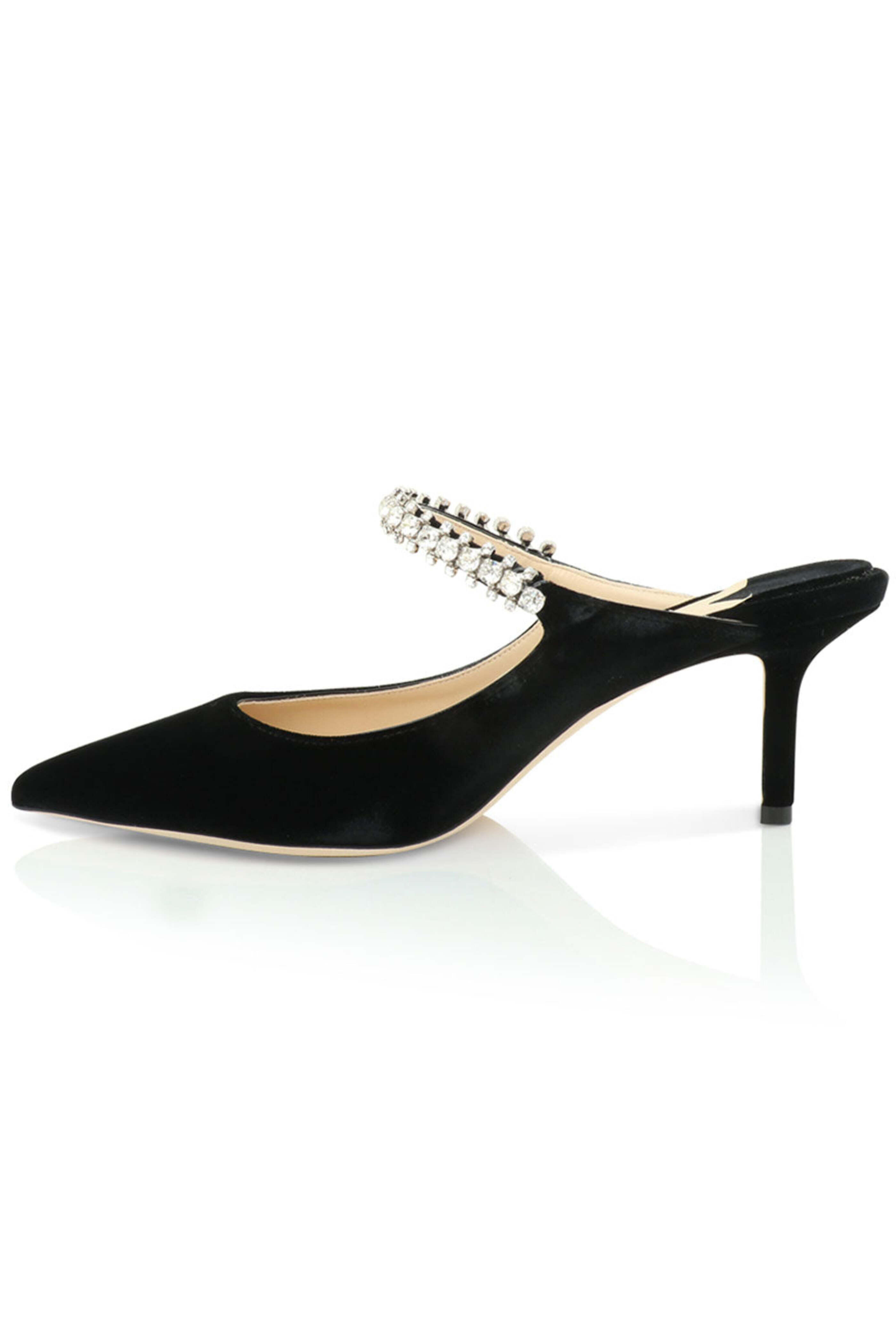 Jimmy Choo - Bing 65 Velvet Mule in Black