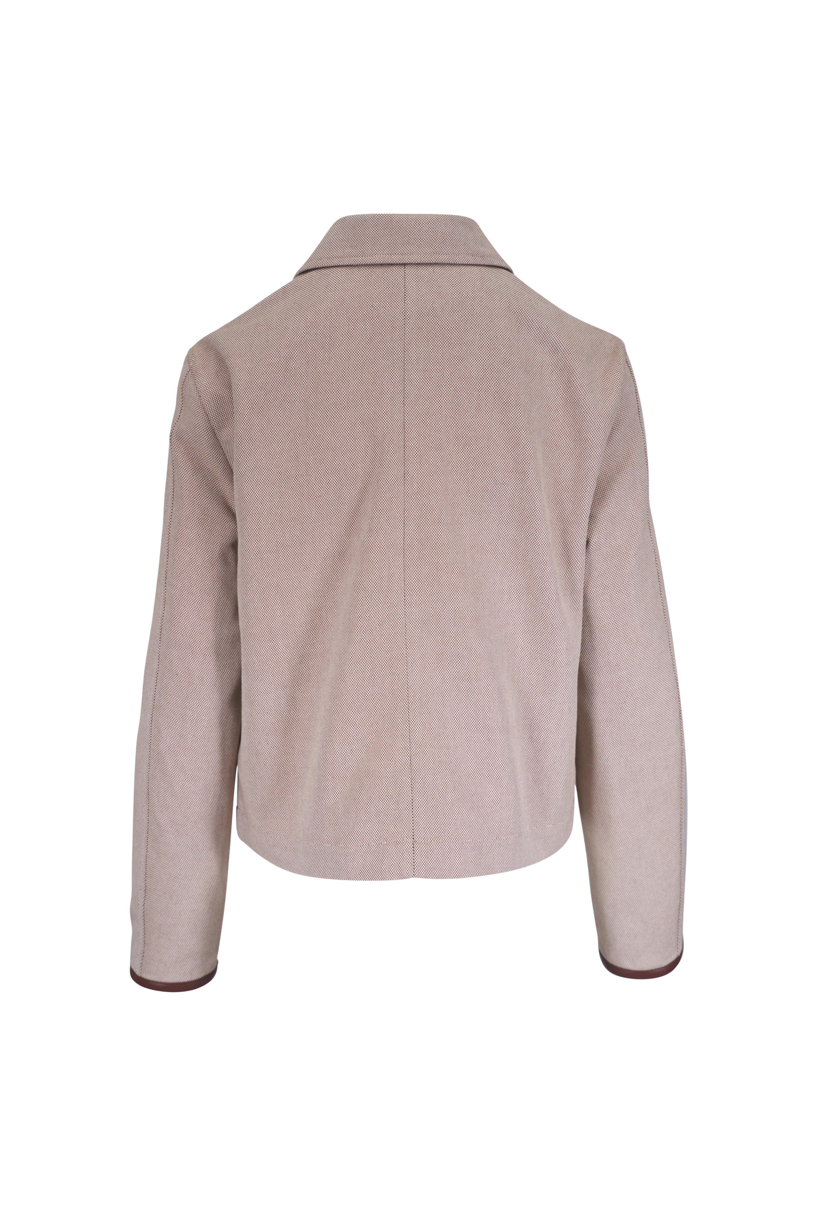 Vince - Villa Stone Cotton Crop Jacket