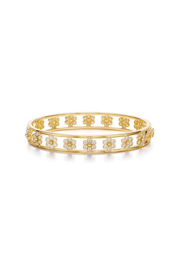 Temple St. Clair 18k Gold Diamond Fiori Bracelet
