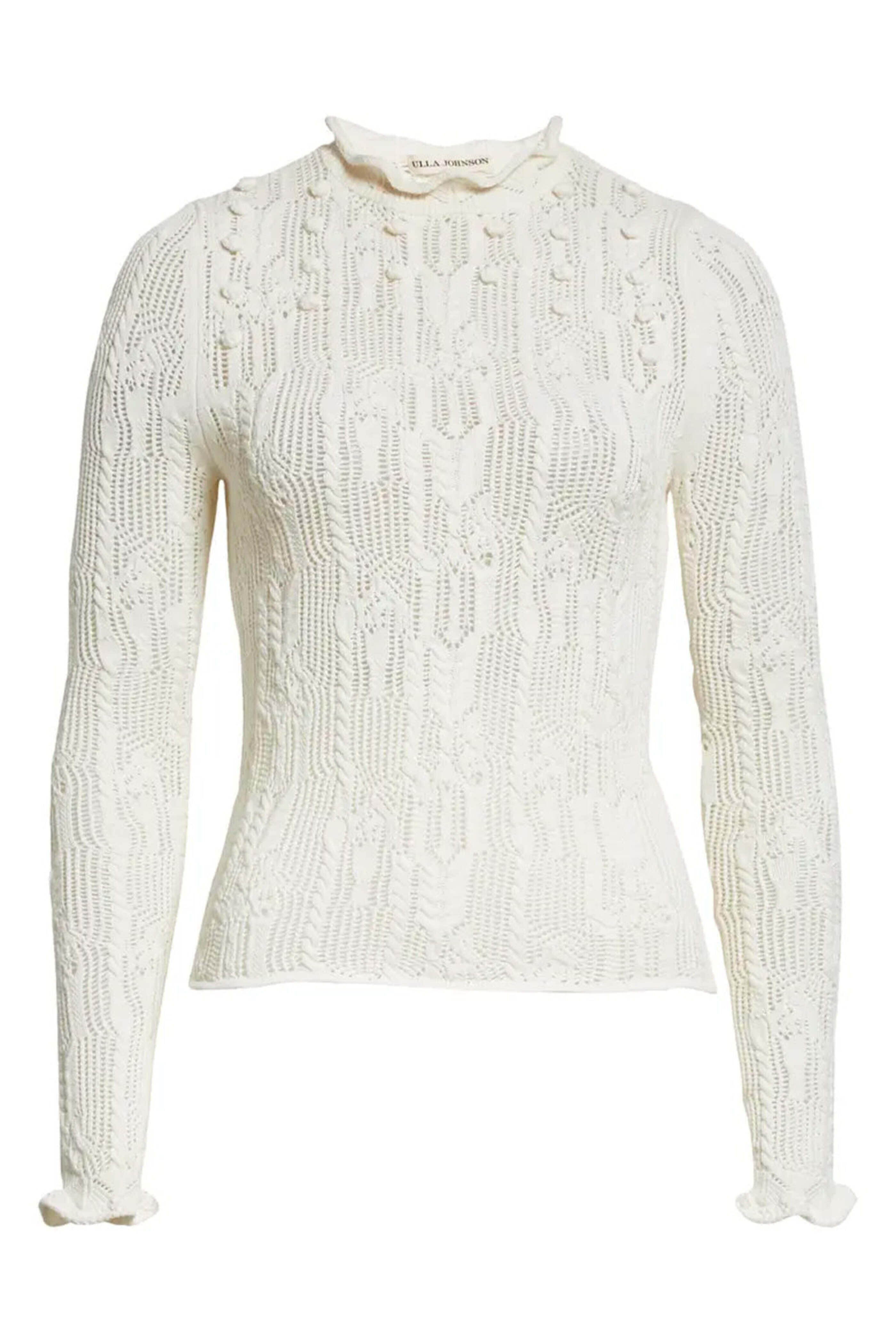 Ulla Johnson - Creme Knit Celeste Pullover