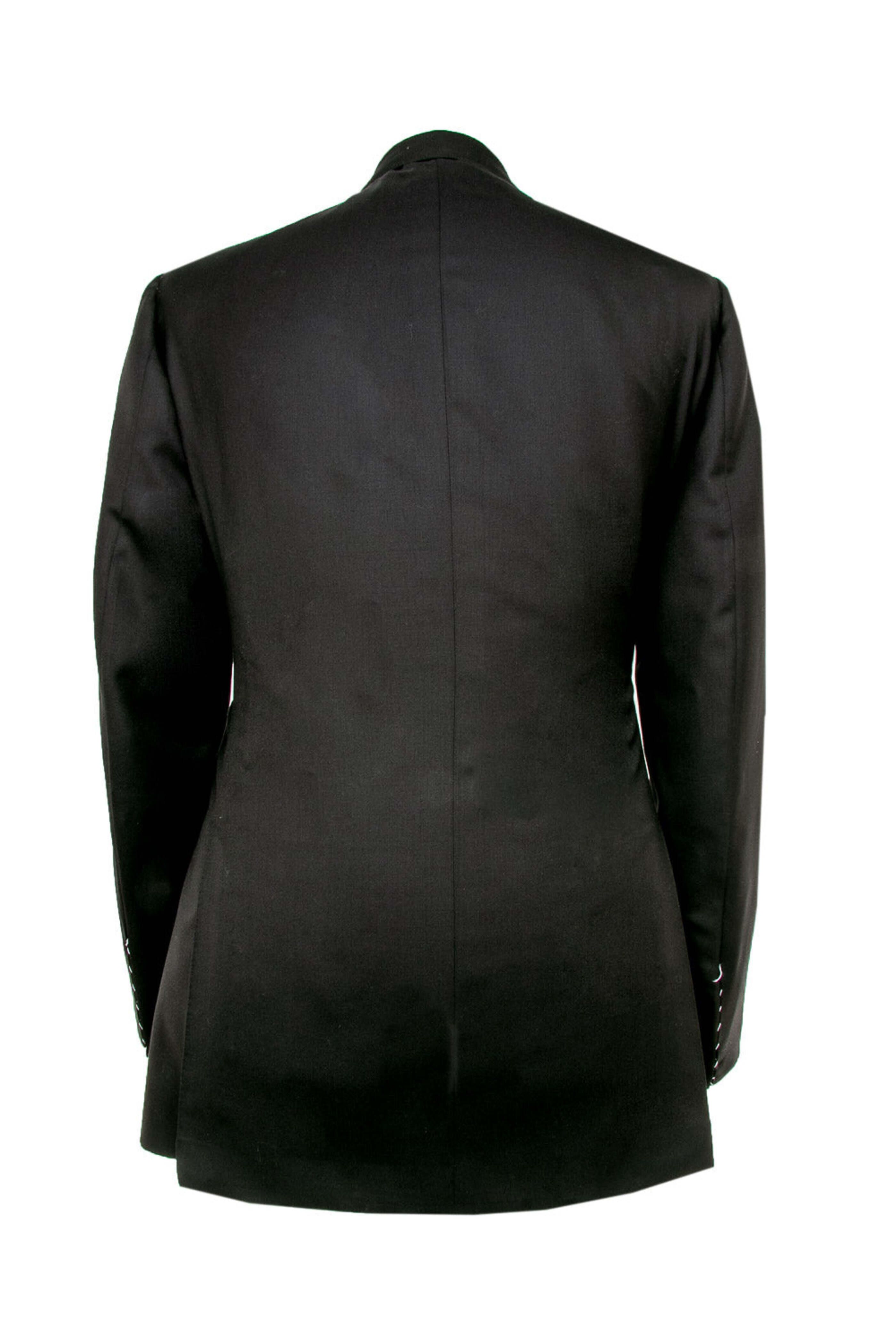 Kiton - Black Grosgrain Peak Lapel Tuxedo