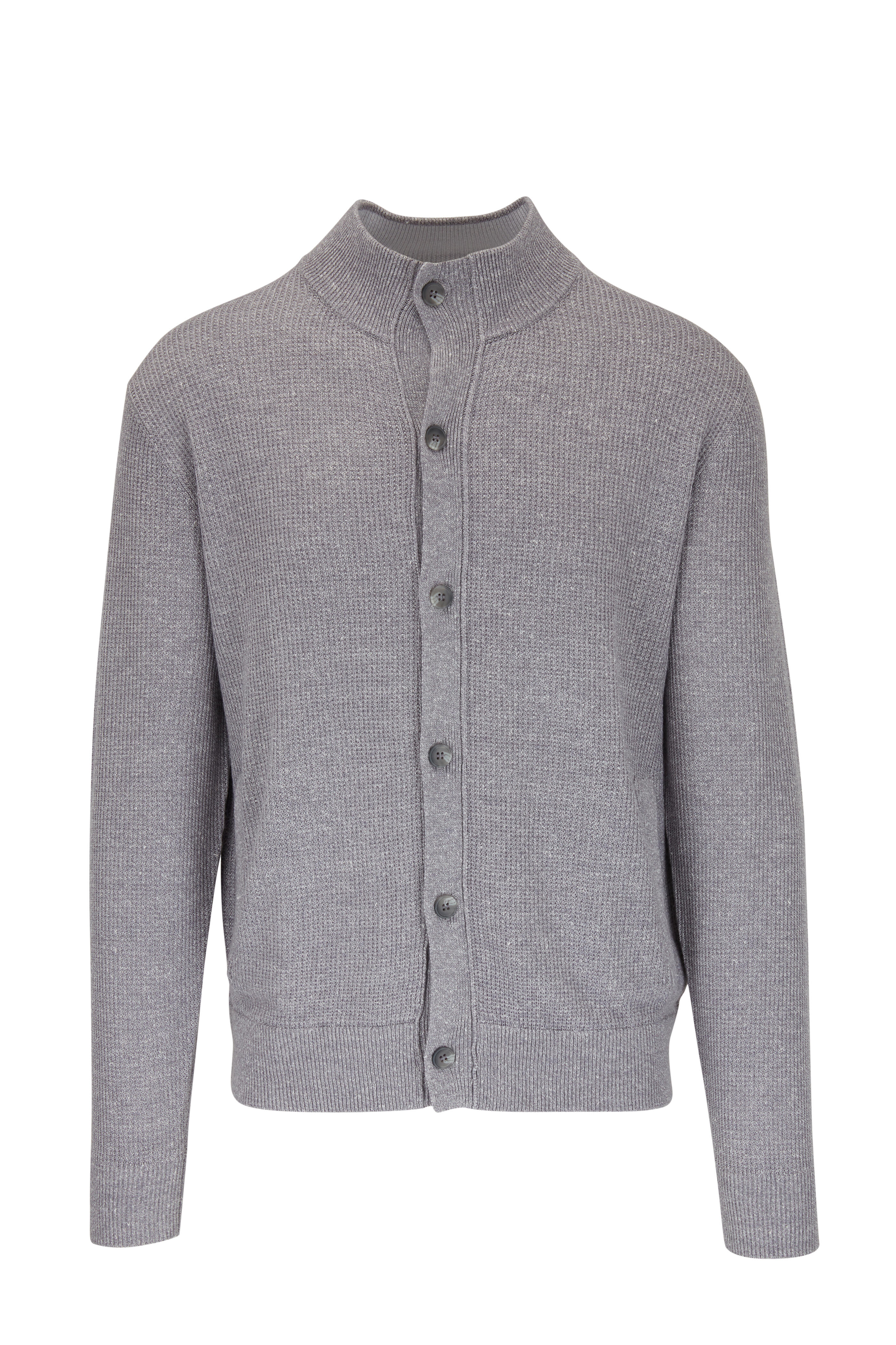 Peter Millar Linen Blend Knit Button Front Cardigan Sweater online