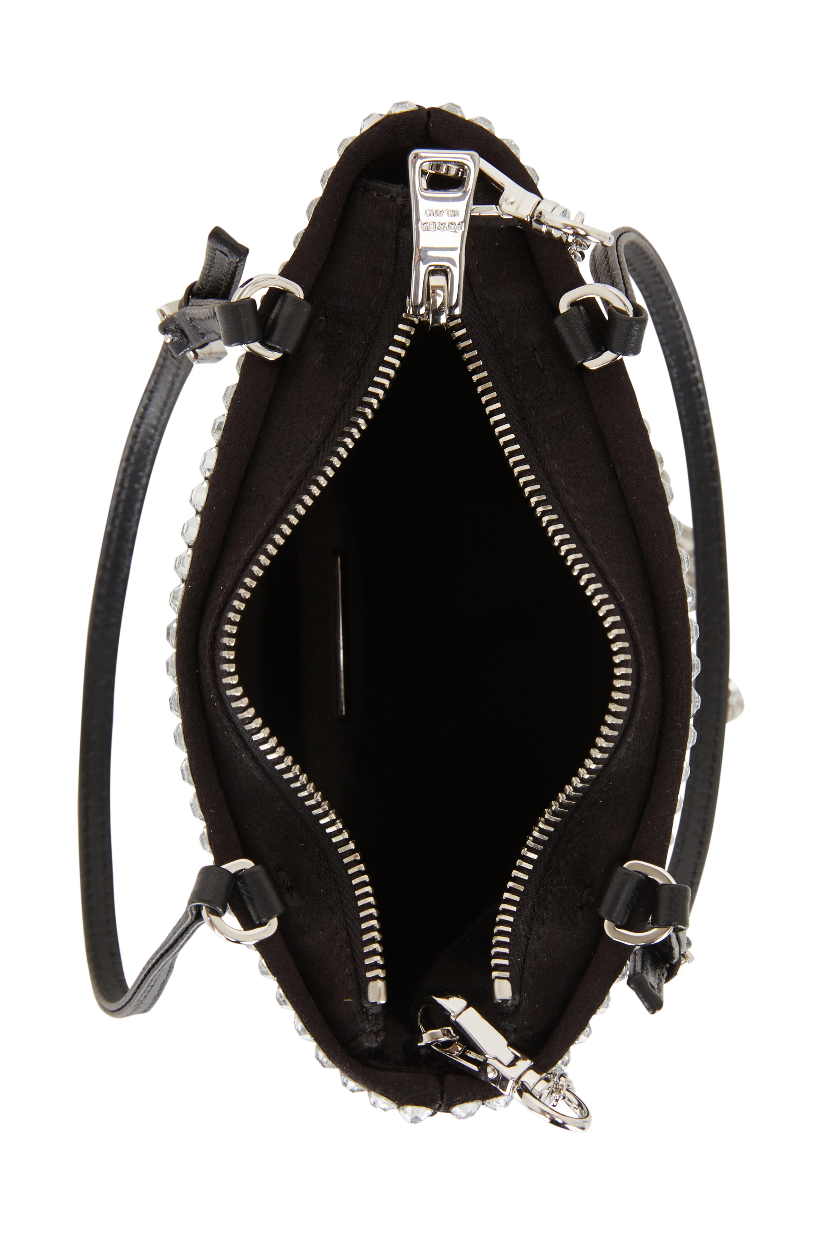 Prada - Argento Silver Crystal Small Bag