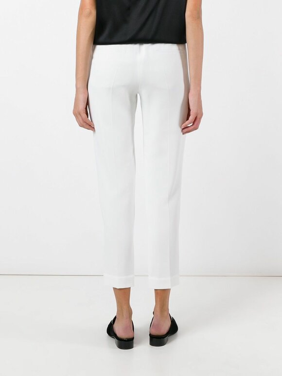 Brunello Cucinelli - White Pull-On Ankle Pant