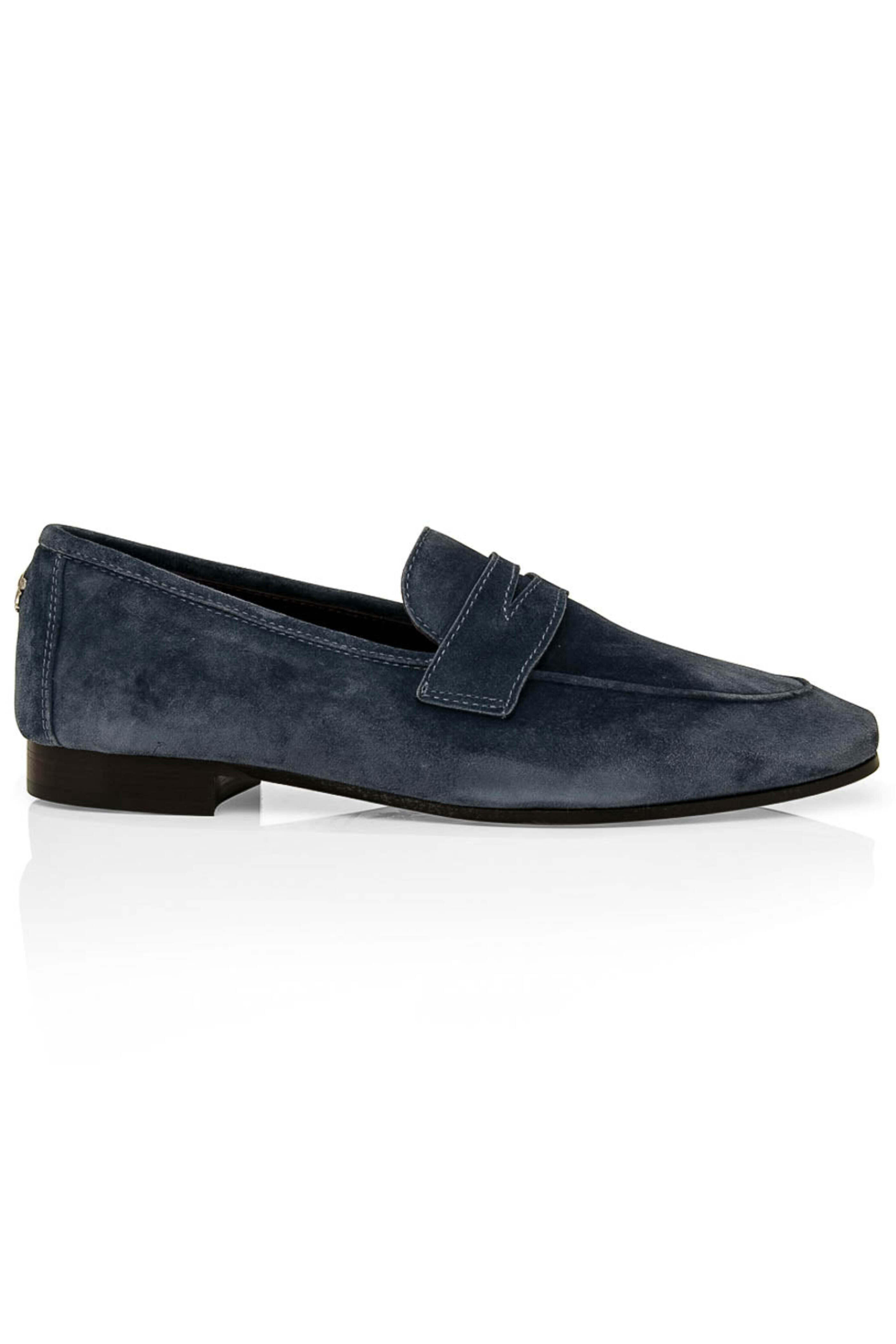 Bougeotte - Light Blue Suede Flaneur Loafer
