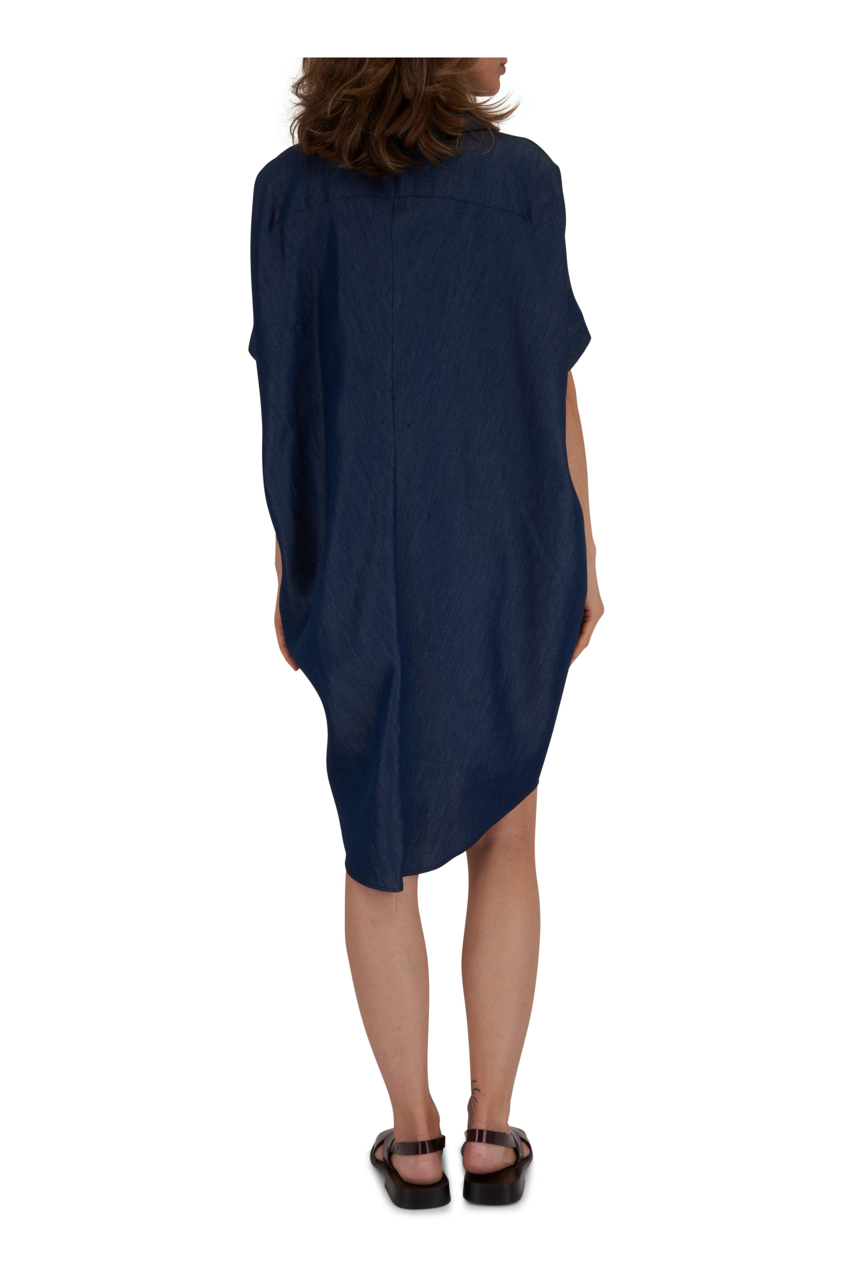 Zero + Maria Cornejo - Aissa Joi Indigo Denim Shirtdress