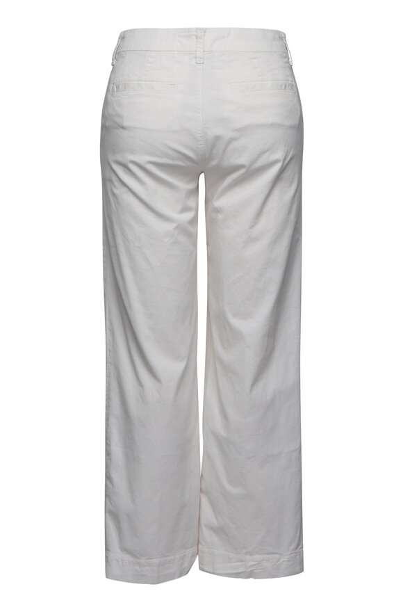 Frank & Eileen Westport Chalk Wide Leg Chino - view 2