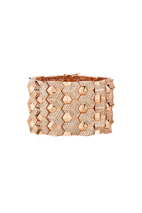 Paolo Costagli - 18K Rose Gold Brillante Champagne Diamond Bracelet