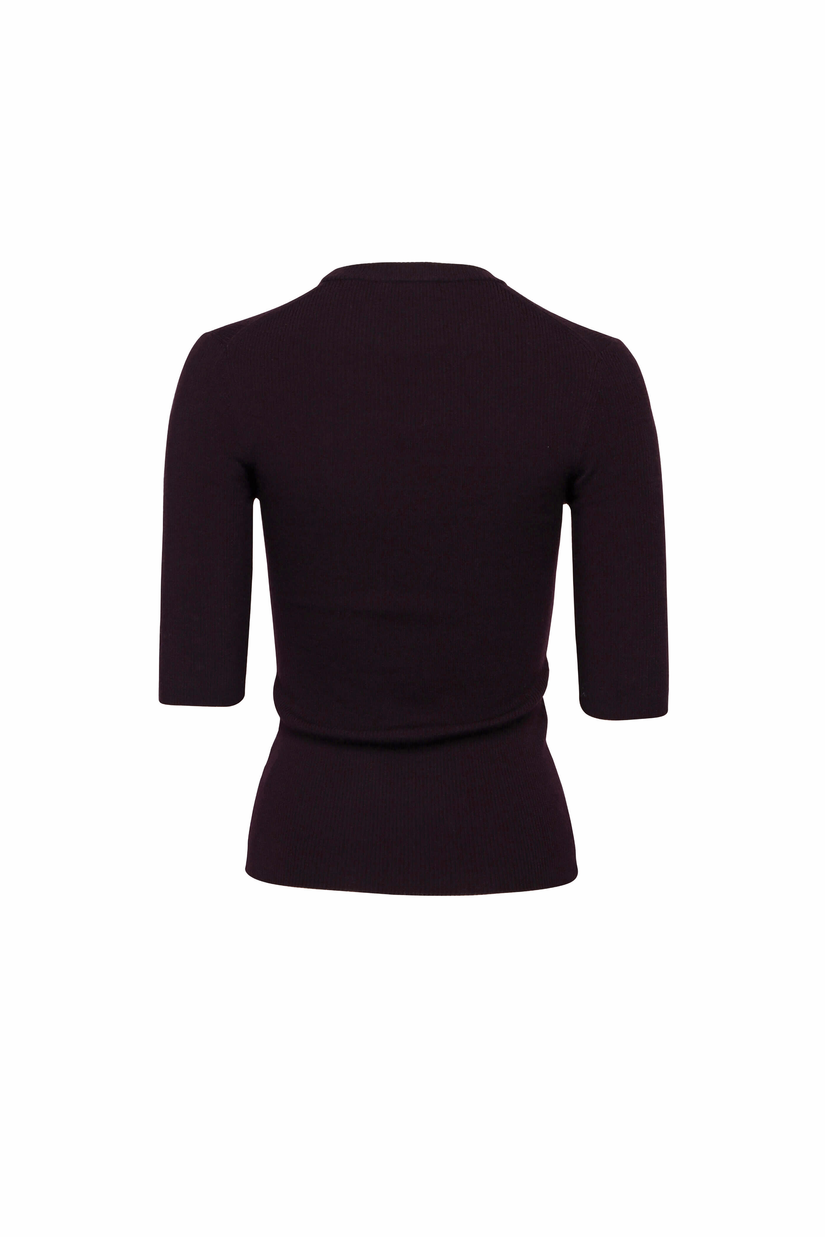 A.L.C. - Josie Chocolate Plum Knit Top