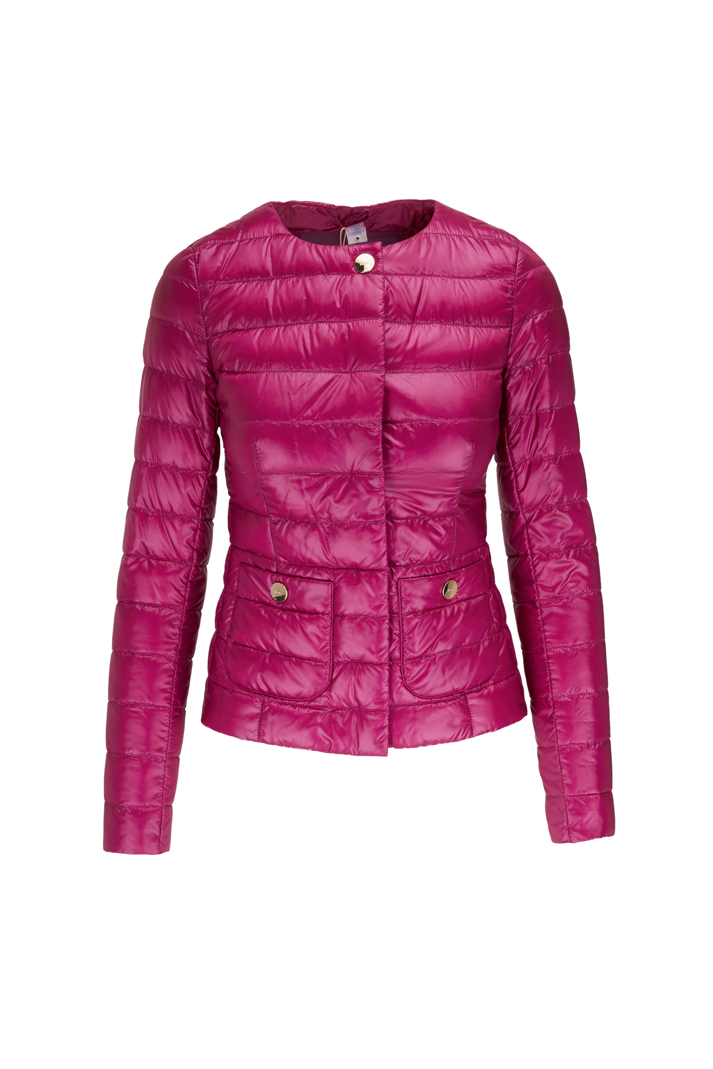 ジャケット HERNO Woman Jacket Fuchsia GI00072DL12596 4020 Herno - Fuchsia Ultralight Fitted Down Jacket | Mitchell Stores
