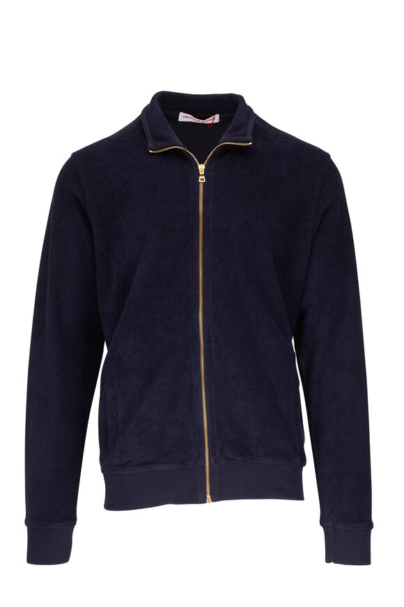 Orlebar Brown - Egerton Night Iris Full-Zip Sweatshirt Jacket