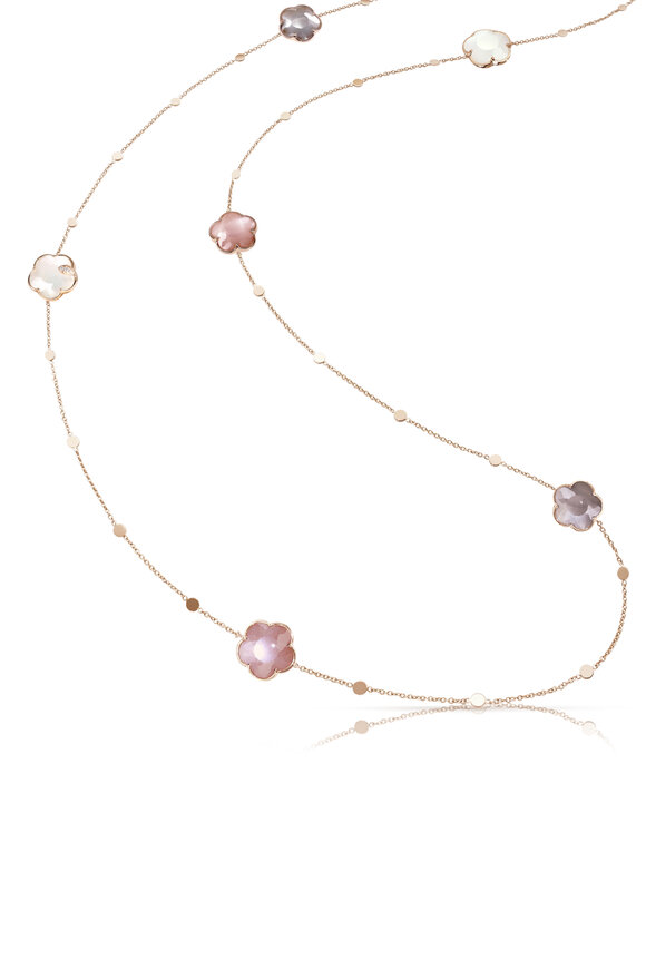 Pasquale Bruni 18k Rose Gold Bouquet Lunaire Sautoir Necklace