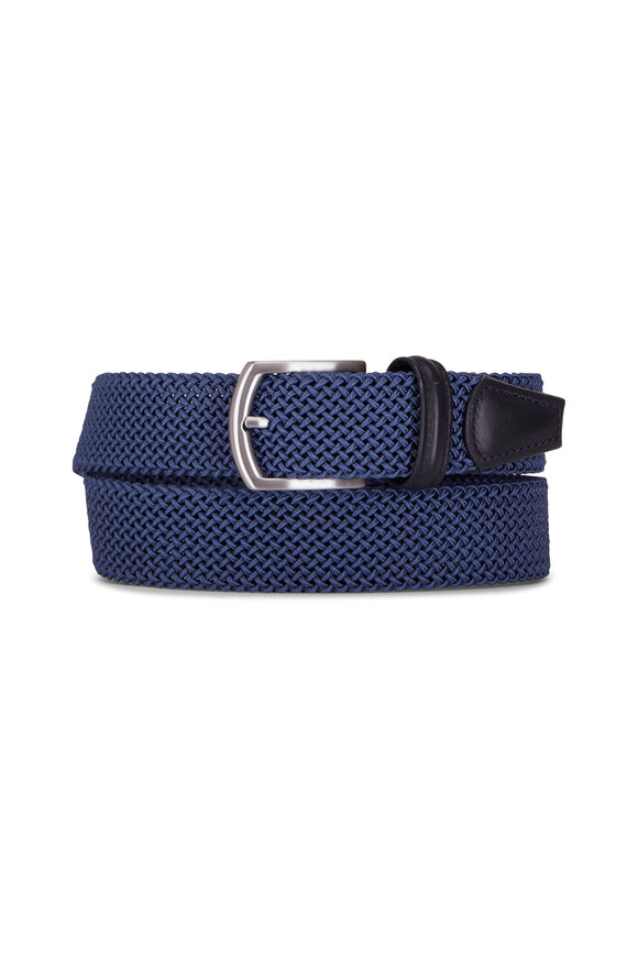 Anderson's - Solid Blue Woven Belt