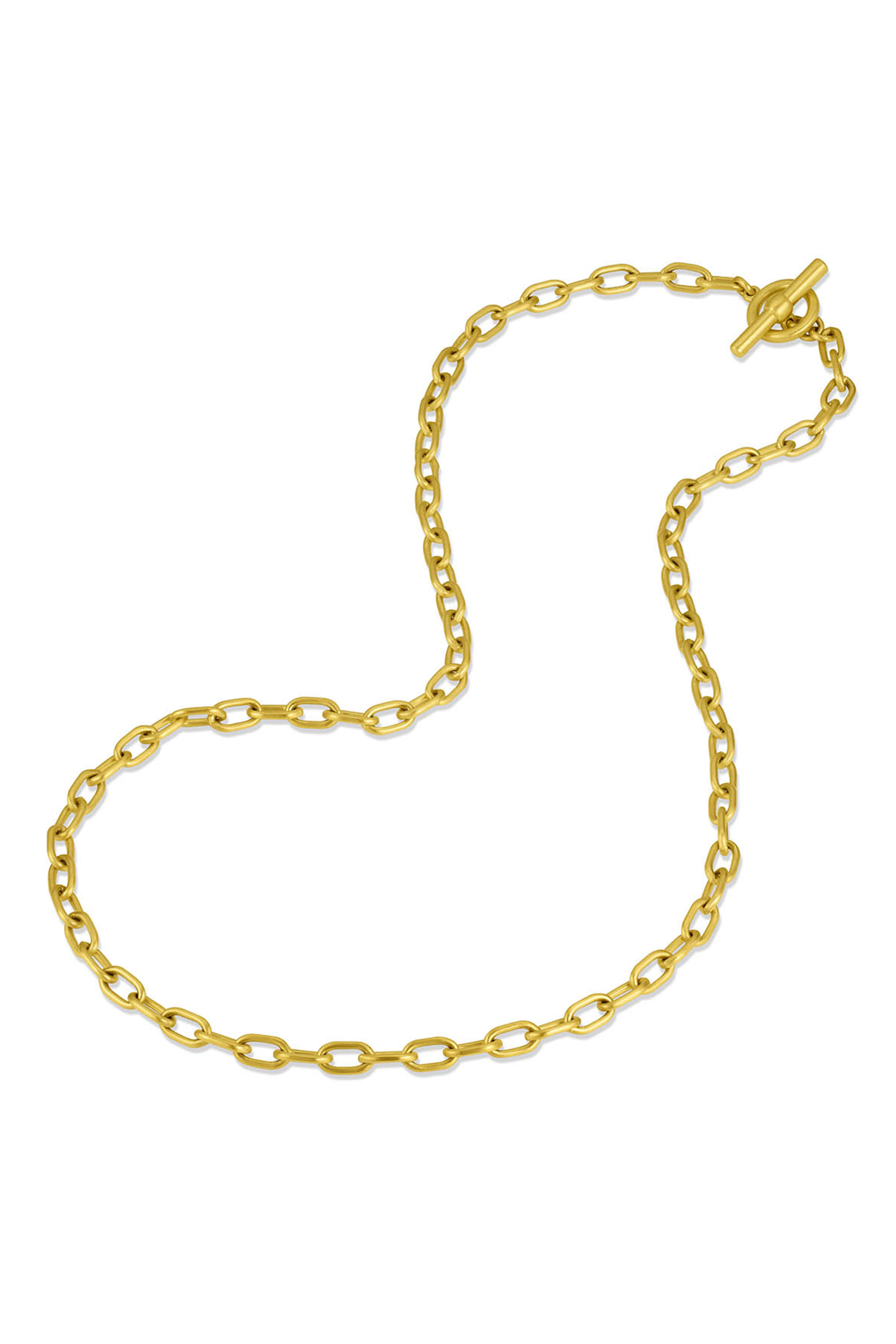 Leigh Maxwell - 18k Yellow Gold Large Oval Link Chain - view 2