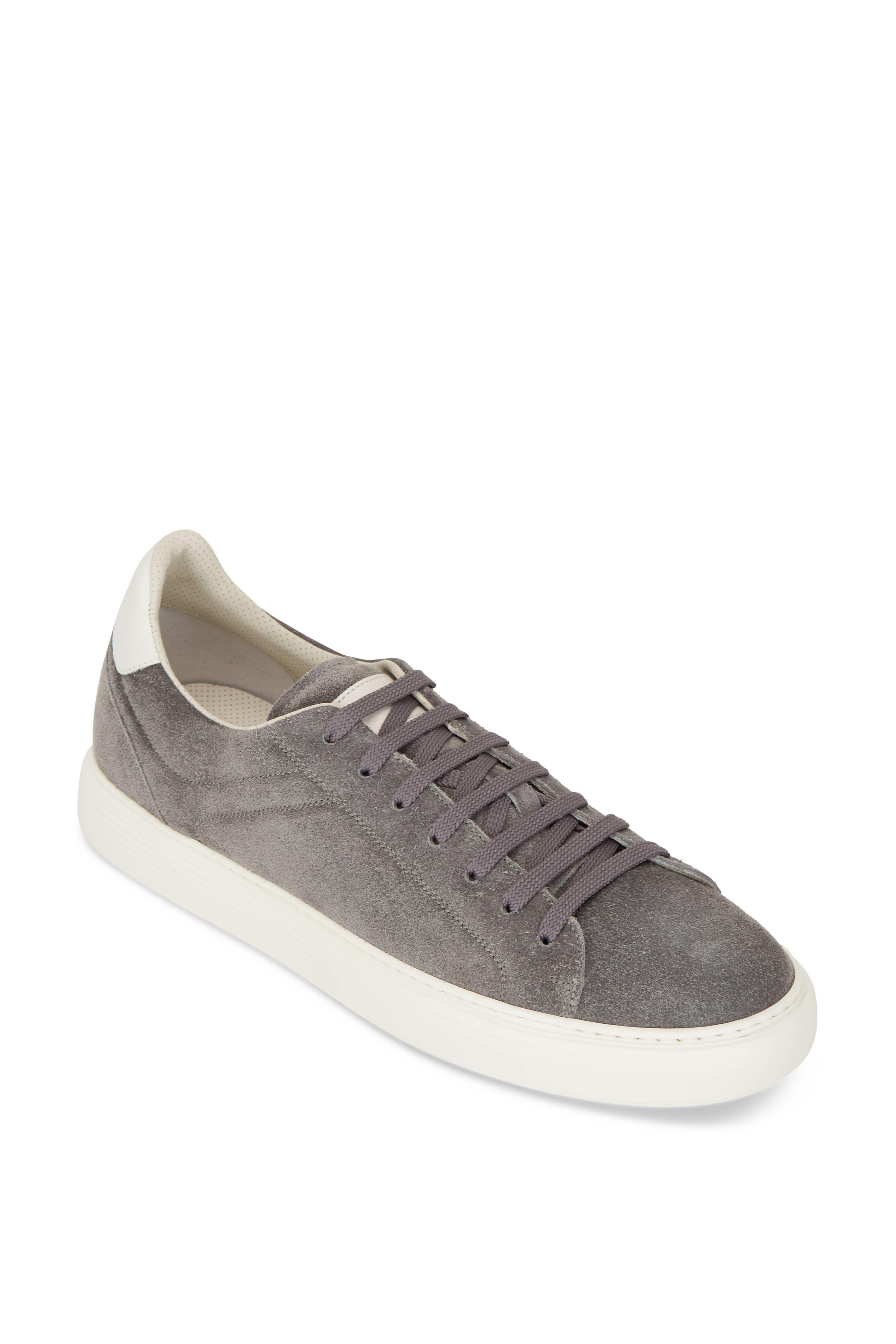 Brunello Cucinelli - Gray Suede Air Sole Sneakers