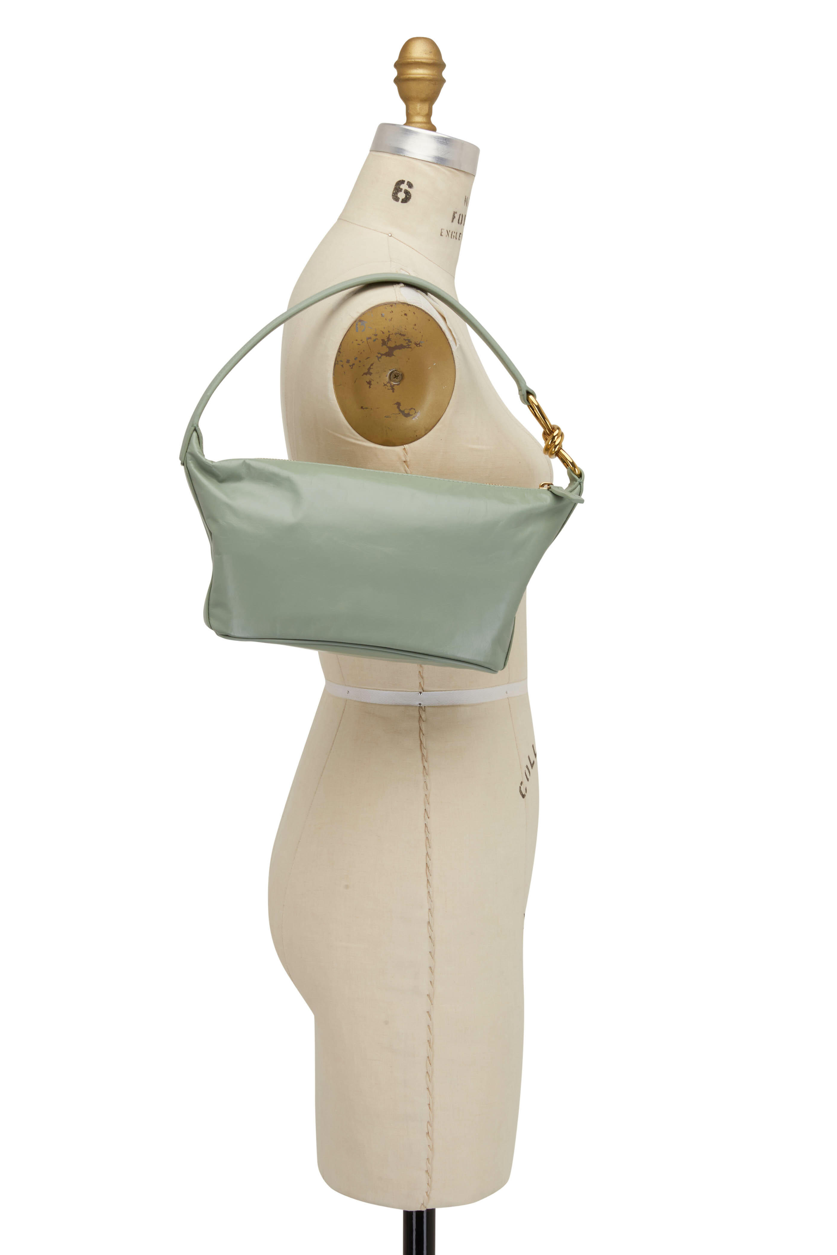 Bottega Veneta Women's Baguette New Sage Knot Shoulder Bag | by Mitchell Stores