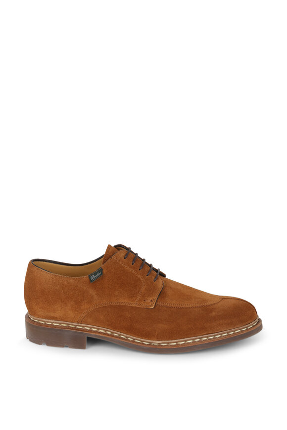 Paraboot - Tournier Cognac Suede Derby Shoe