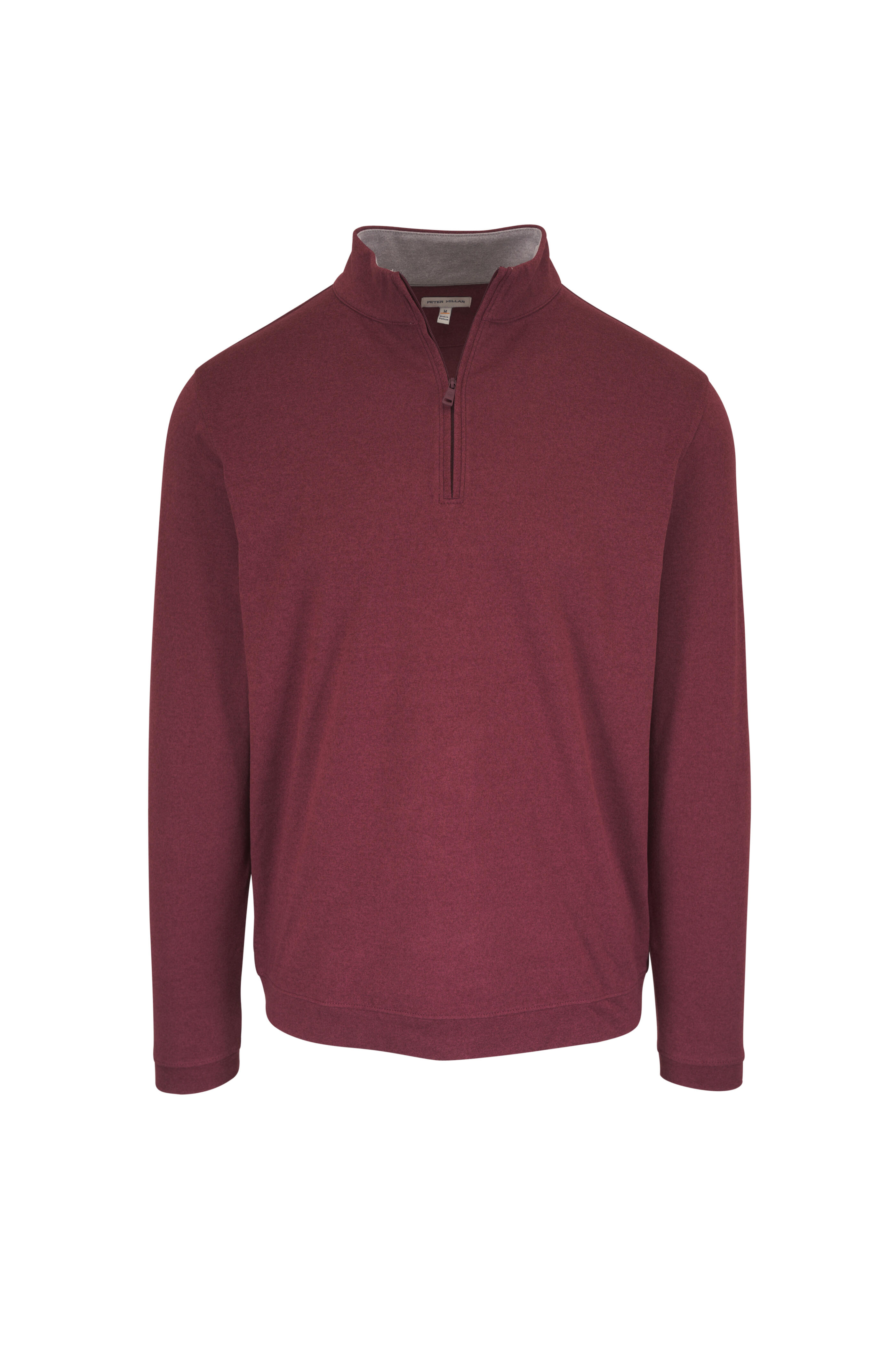 Peter Millar - Ardent Air Burgundy Performance Quarter-Zip - view 1
