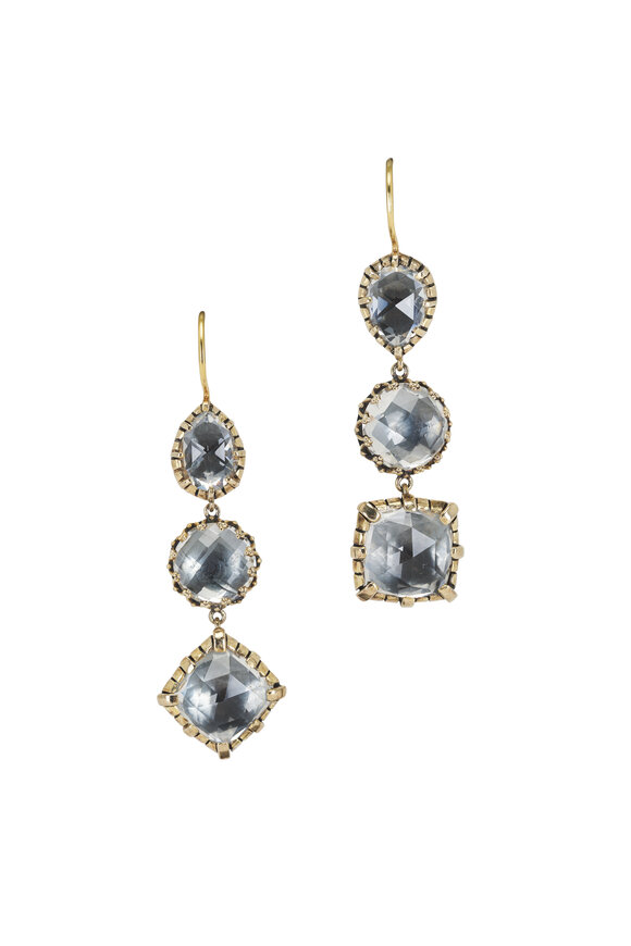 Larkspur & Hawk Sadie Three Drop Earrings